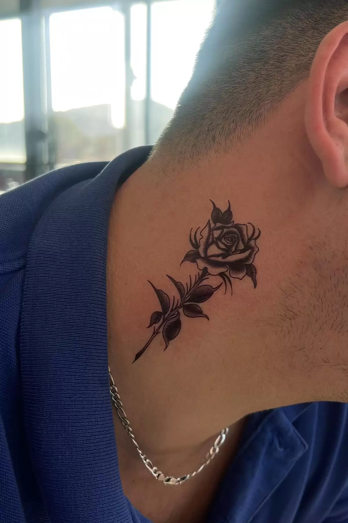 Geçici Gül Figürlü Dövme Tatto