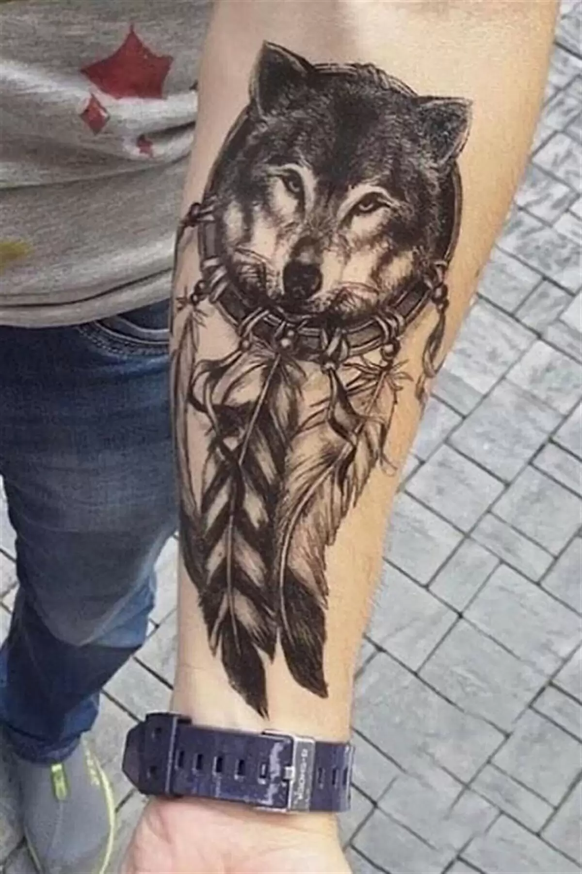 Geçici Kurt Dövme Tattoo