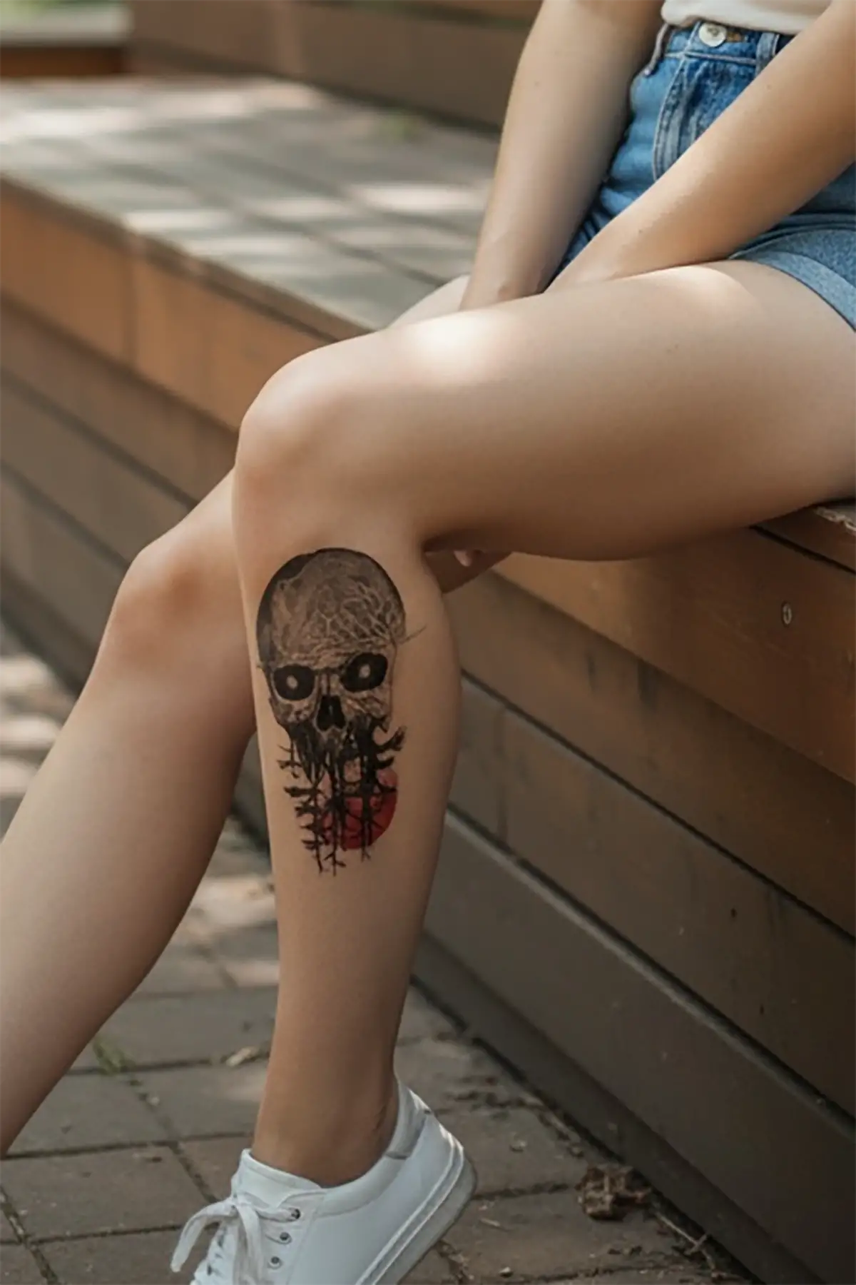 Geçici Kurukafa Dövme Tattoo