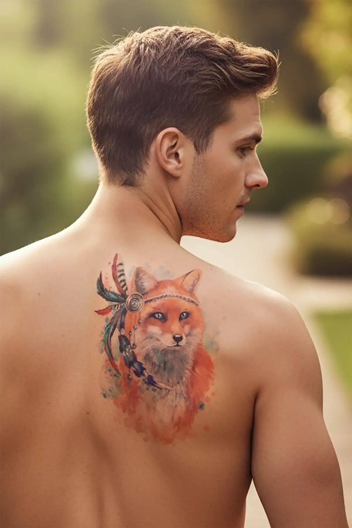 Geçici Tilki Dövme Tattoo