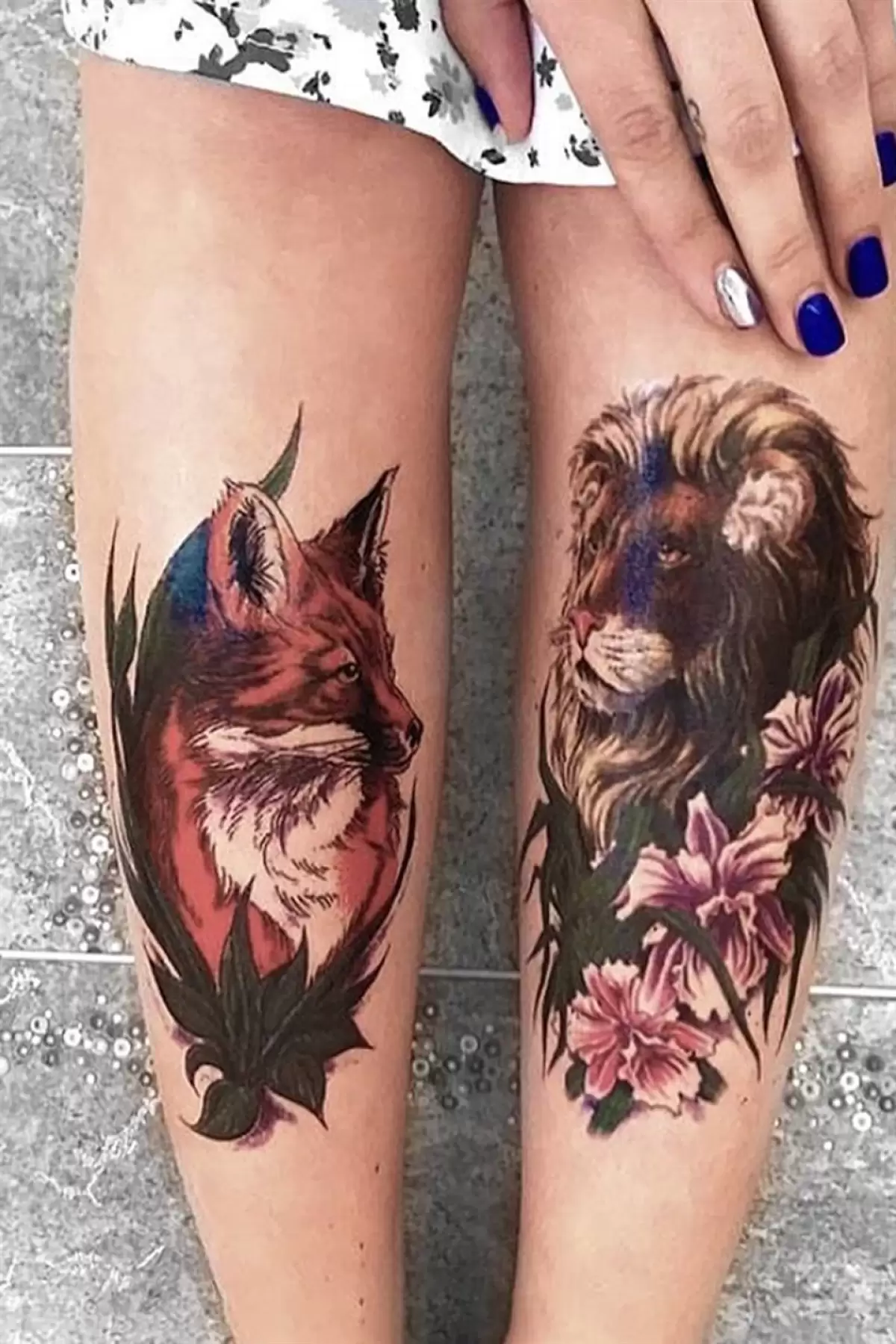 Geçici Tilki Dövme Tattoo