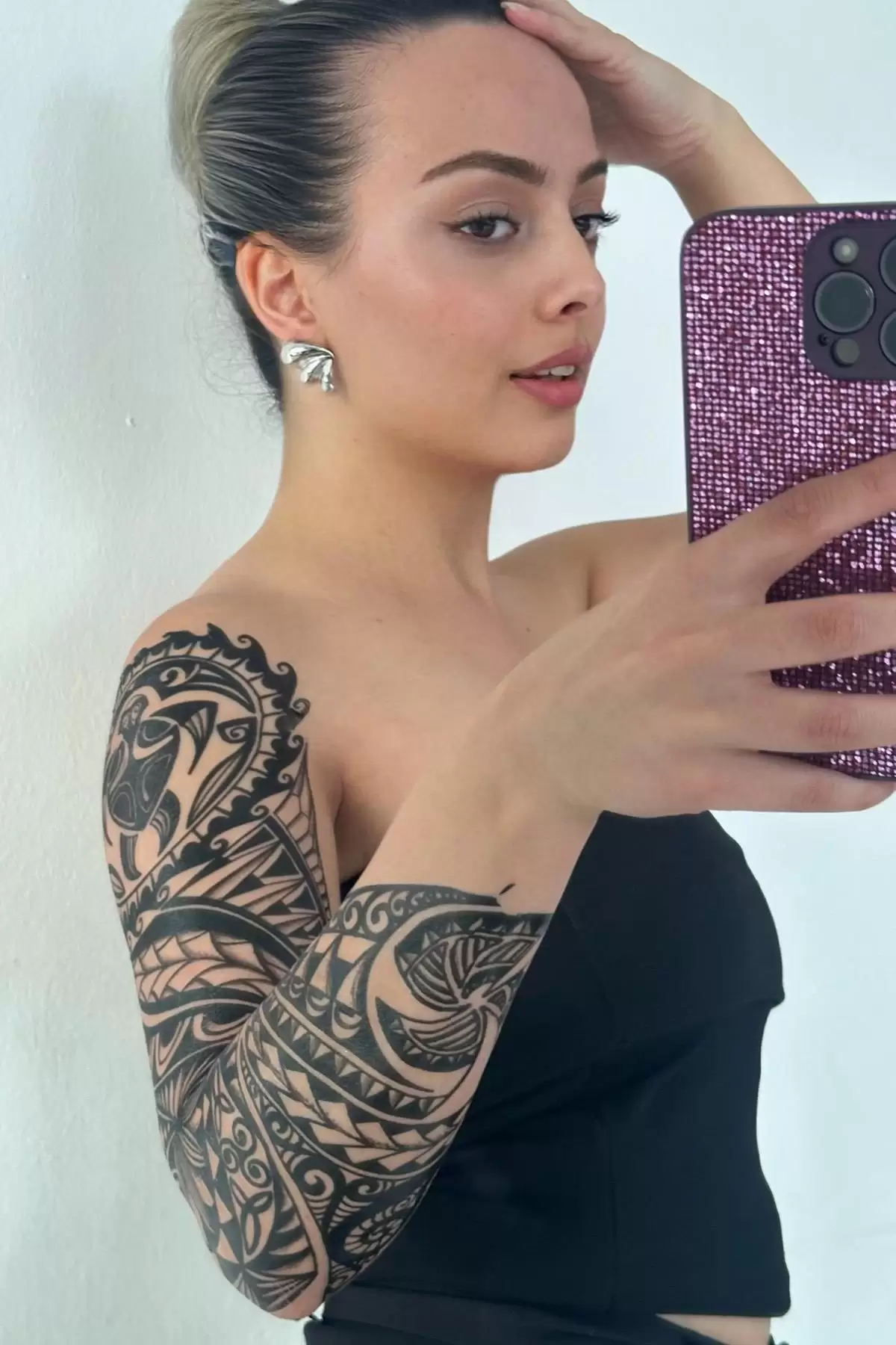 Geçici Tribal Figürlü Dövme Tattoo