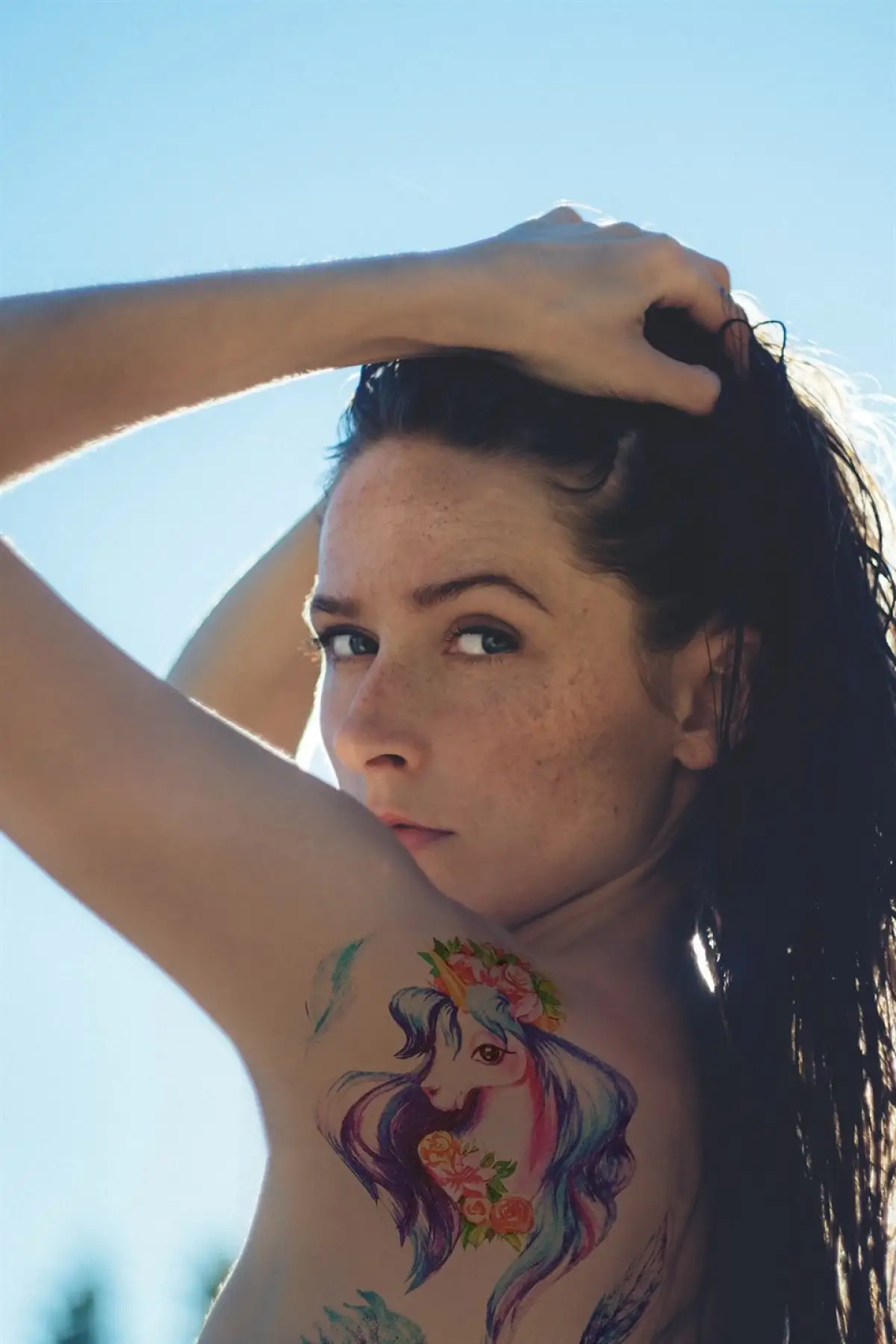 Geçici Unicorn Dövme Tattoo