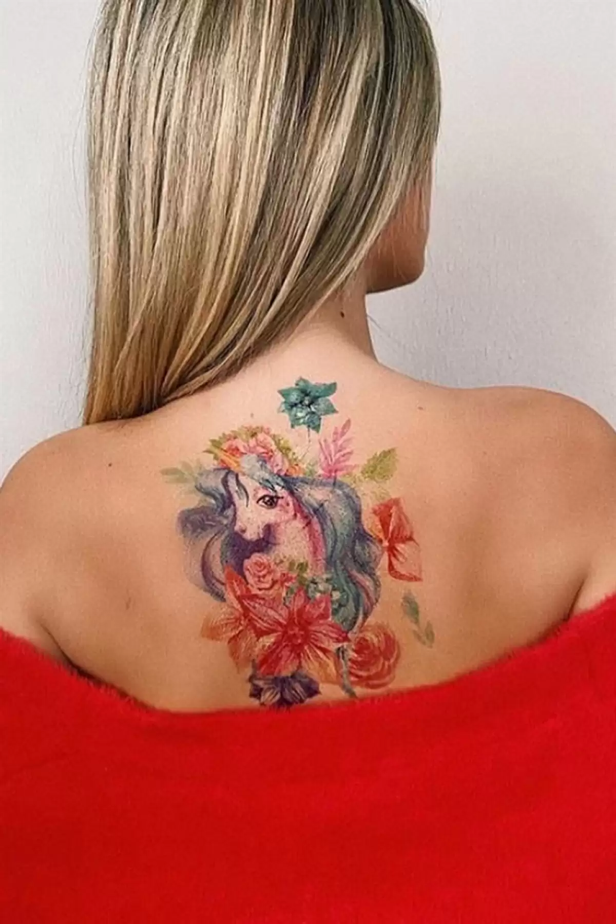 Geçici Unicorn Dövme Tattoo