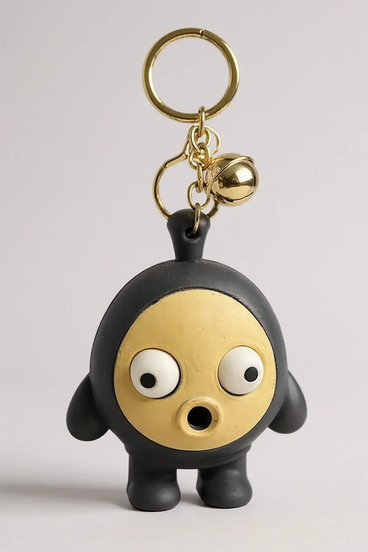 Gri Renk Oyuncak Figürlü Anahtarlık