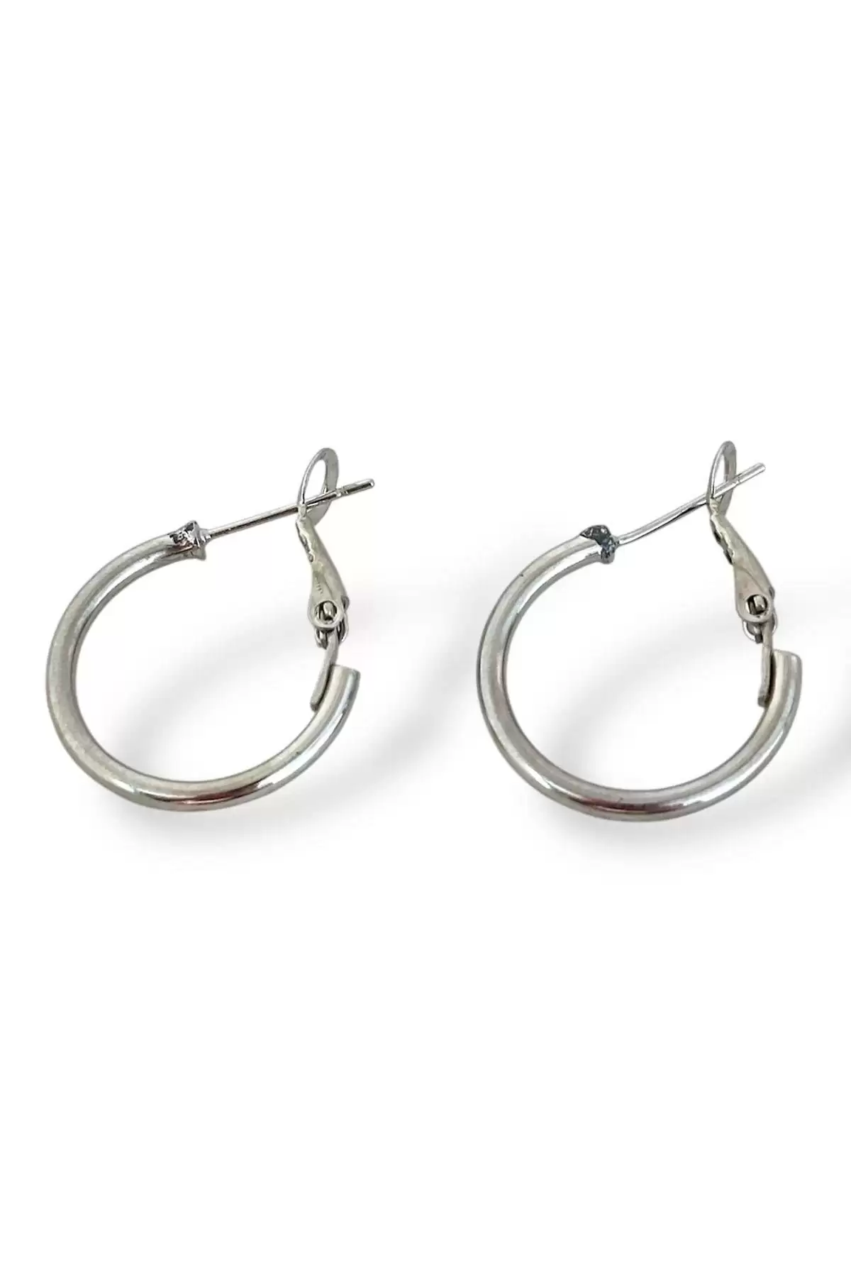 Gümüş Renk Halka Küpe 20MM (Çift)