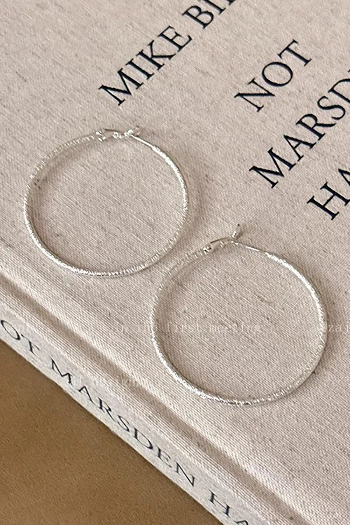 Gümüş Renk Halka Küpe (Çift)