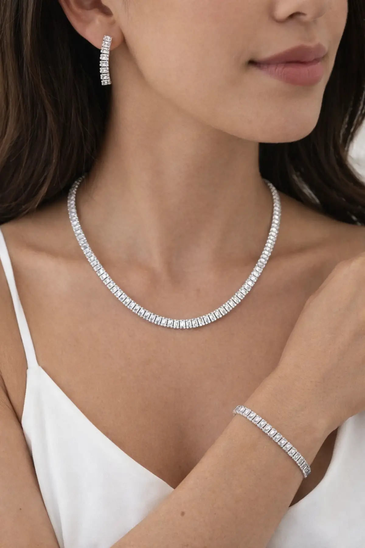 Gümüş Renk Su Yolu Set