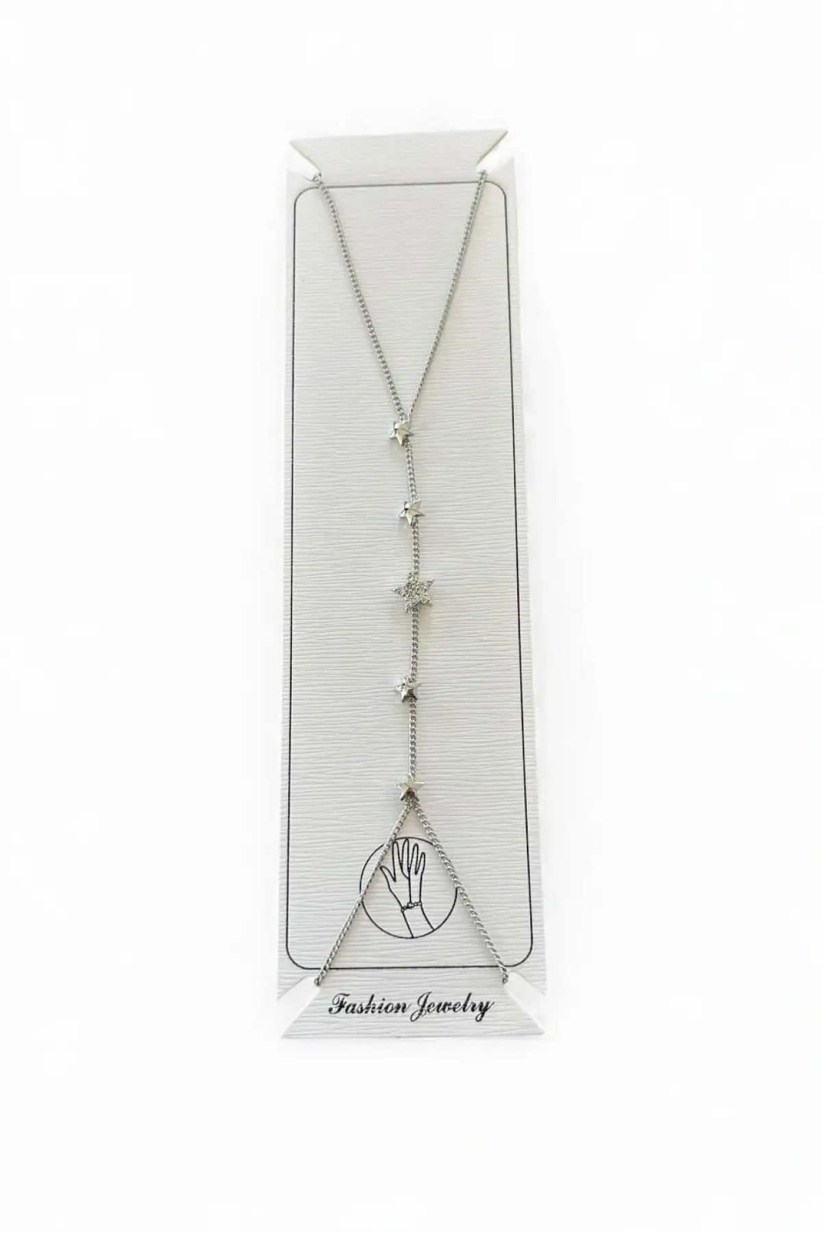 Gümüş Renk Yıldız Figürlü Şahmeran