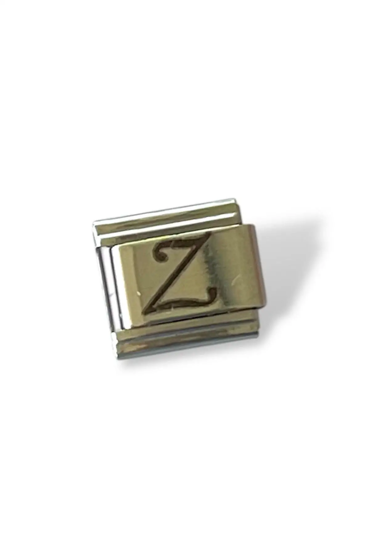Gümüş Renk Z Harf Çelik Nomination Charm (Tek)
