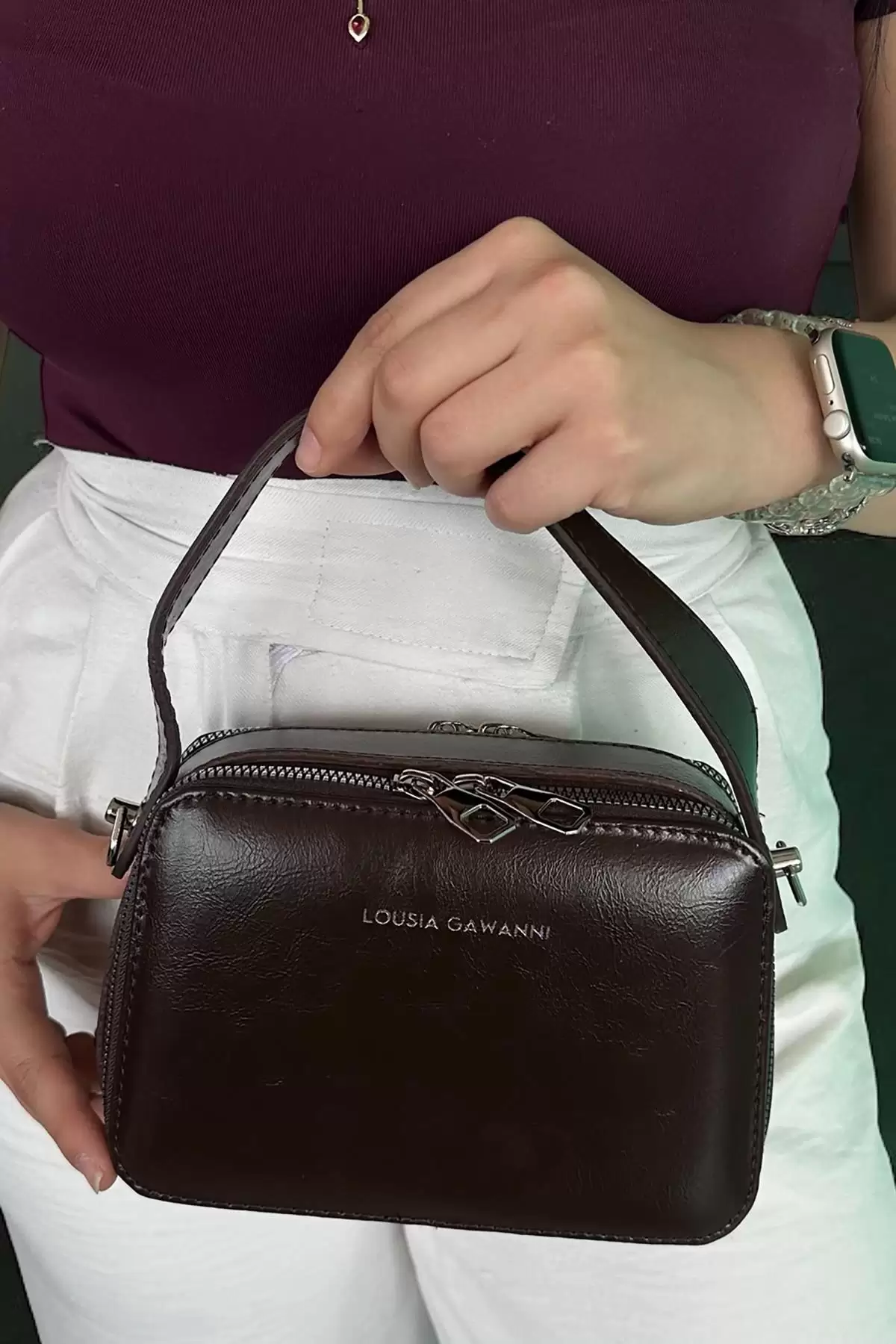 Kahve Renk Kadın Deri Çanta