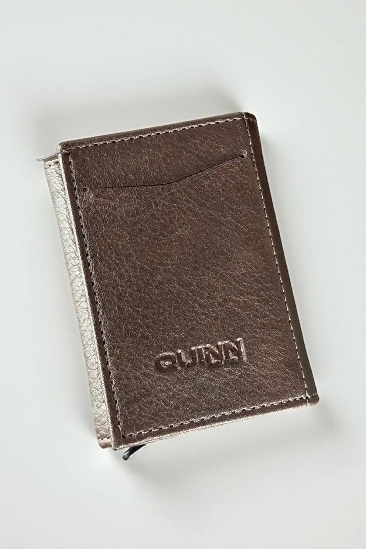 Kahve Renk Otomatik Cüzdan/Kartlık