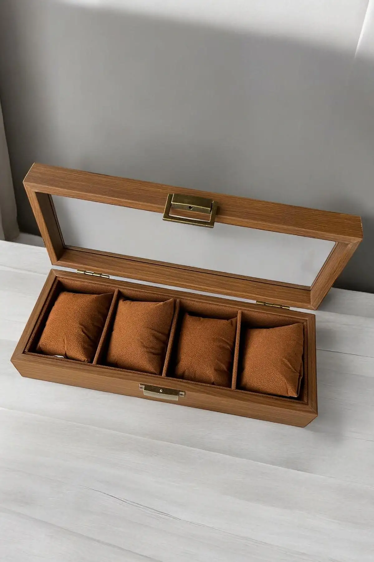 Kahve Renk Takı/Saat Organizeri