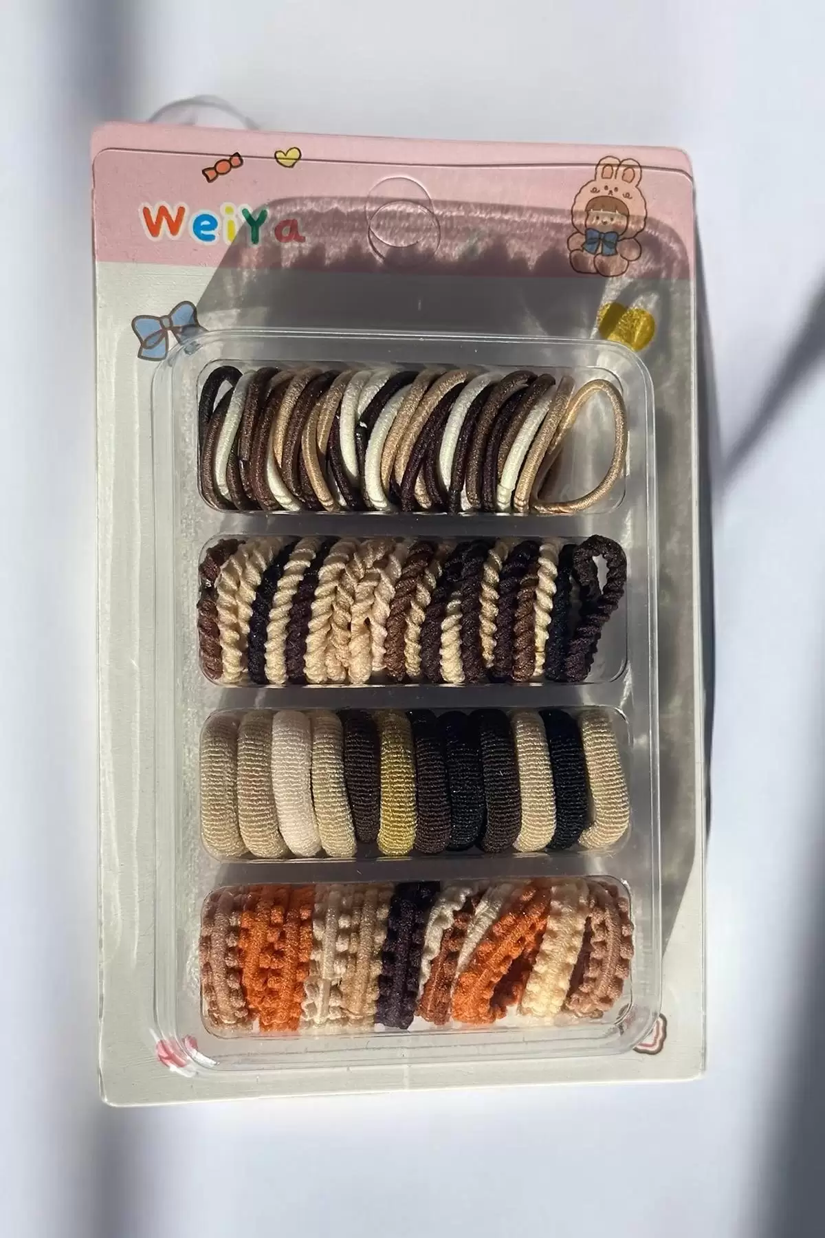 Kahverengi Lastik Toka Set