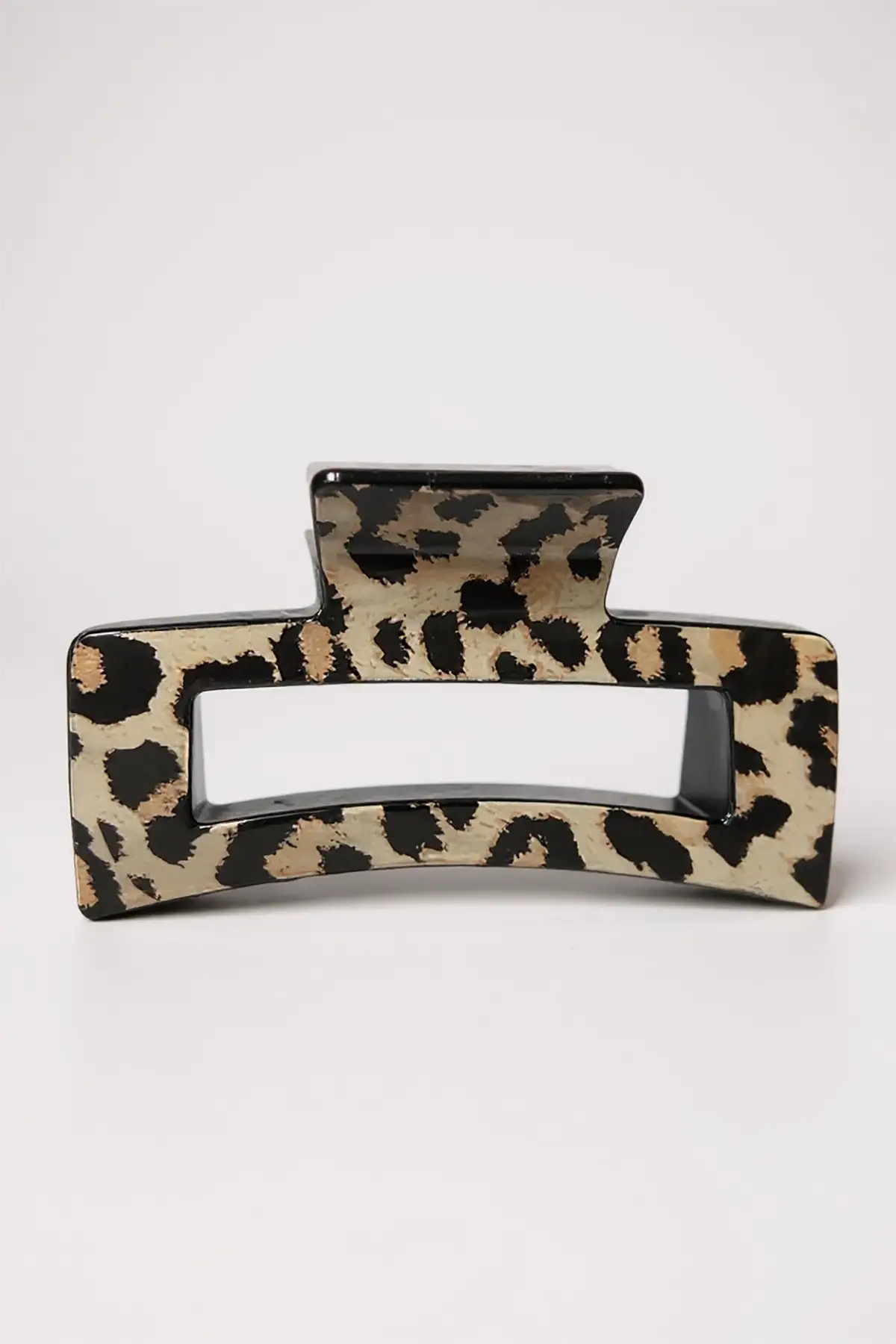 Kahverengi Leopar Desenli Mandal Toka