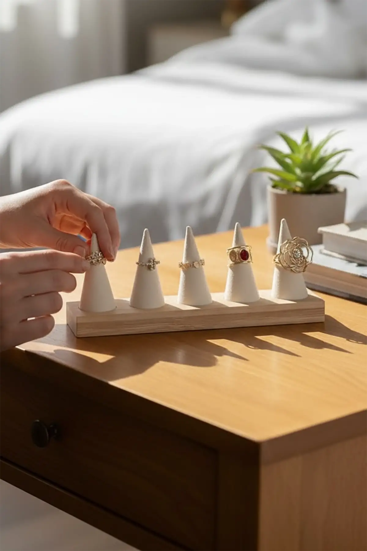 Kahverengi Takı/Yüzük Standı