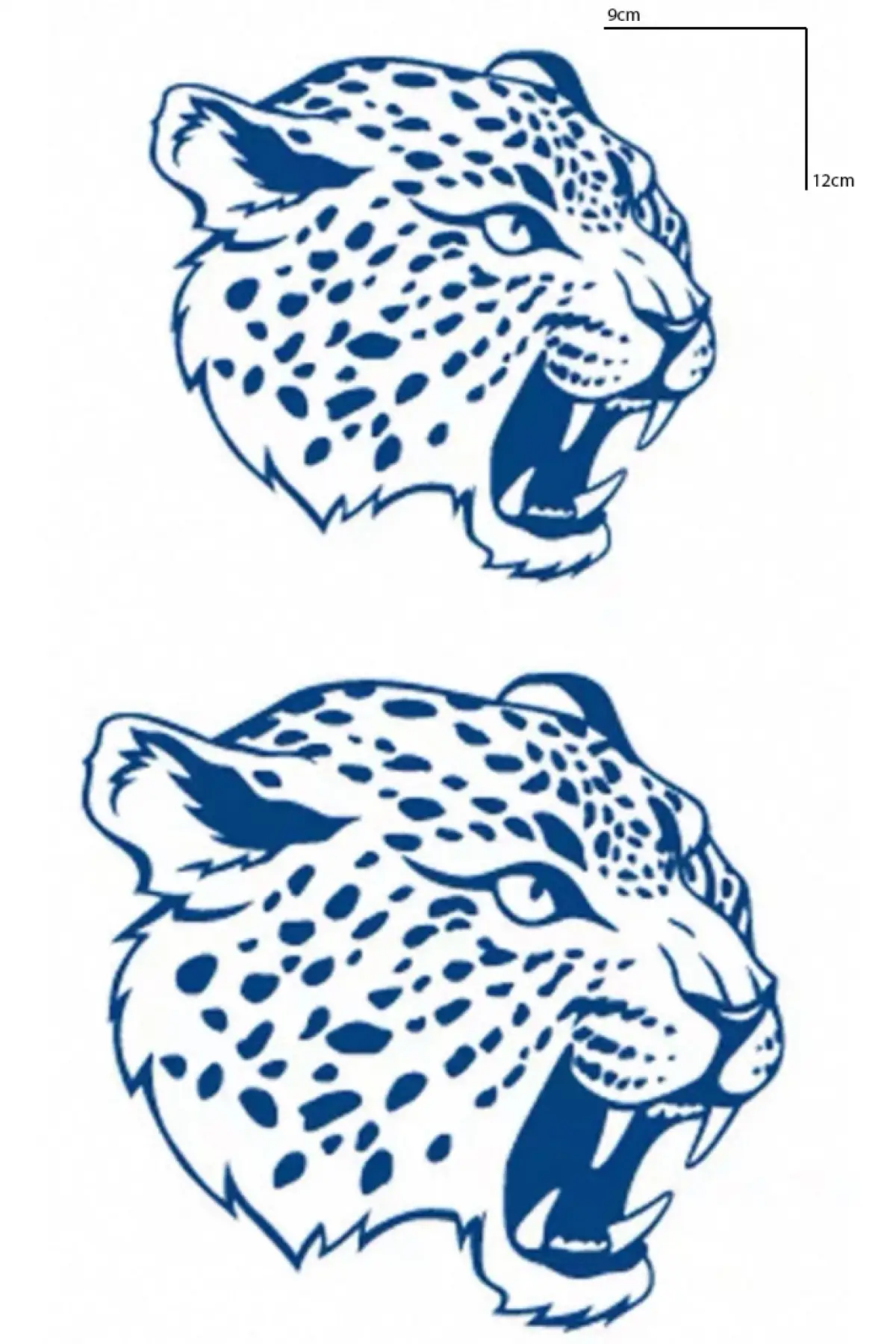 Kaplan Figürlü 12 Saat Sonra Kararan Geçici Mini Dövme Tattoo