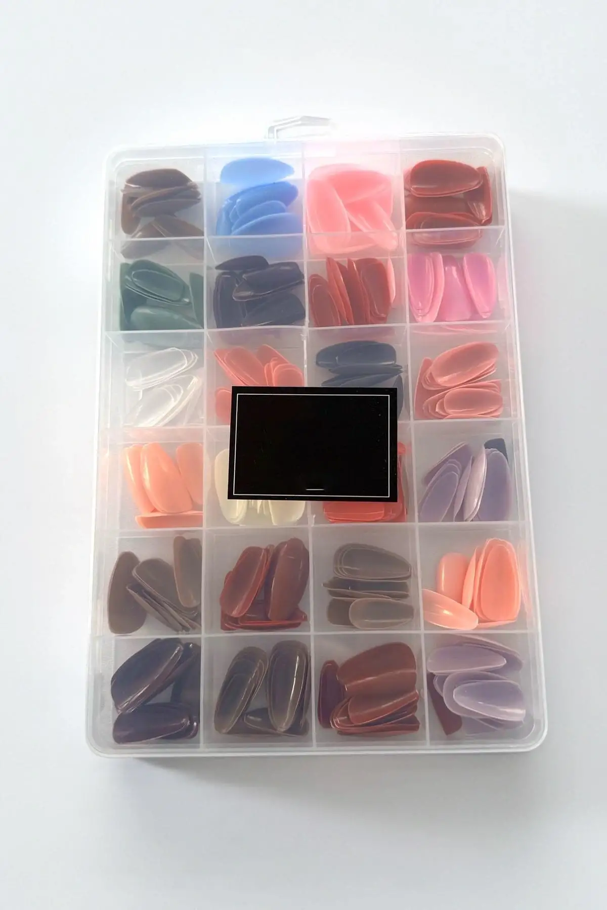 Karışık Renk 288 Adet Takma Tırnak Set