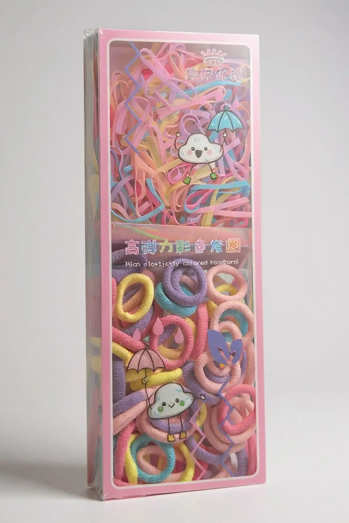 Karışık Renk Çocuk Havlu Toka Ve Saç Lastiği Set