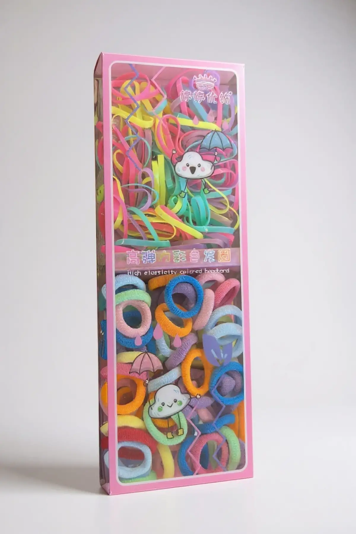 Karışık Renk Çocuk Havlu Toka Ve Saç Lastiği Set