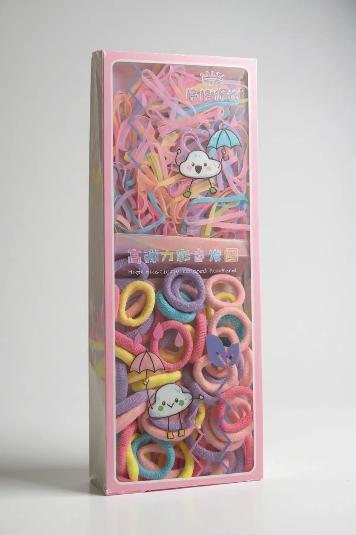 Karışık Renk Çocuk Havlu Toka Ve Saç Lastiği Set