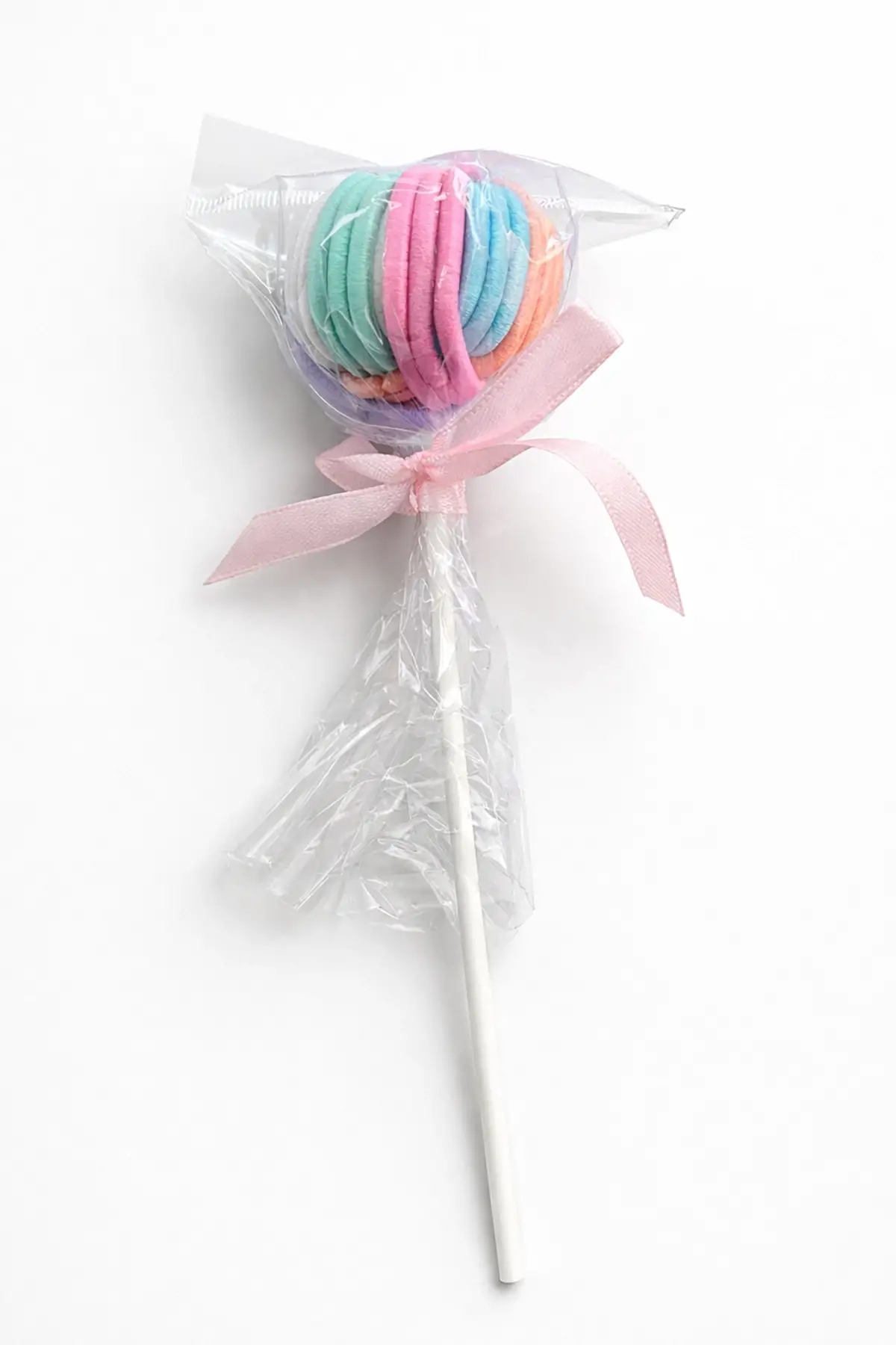 Karışık Renk Lolipop Figürlü Lastik Toka Set