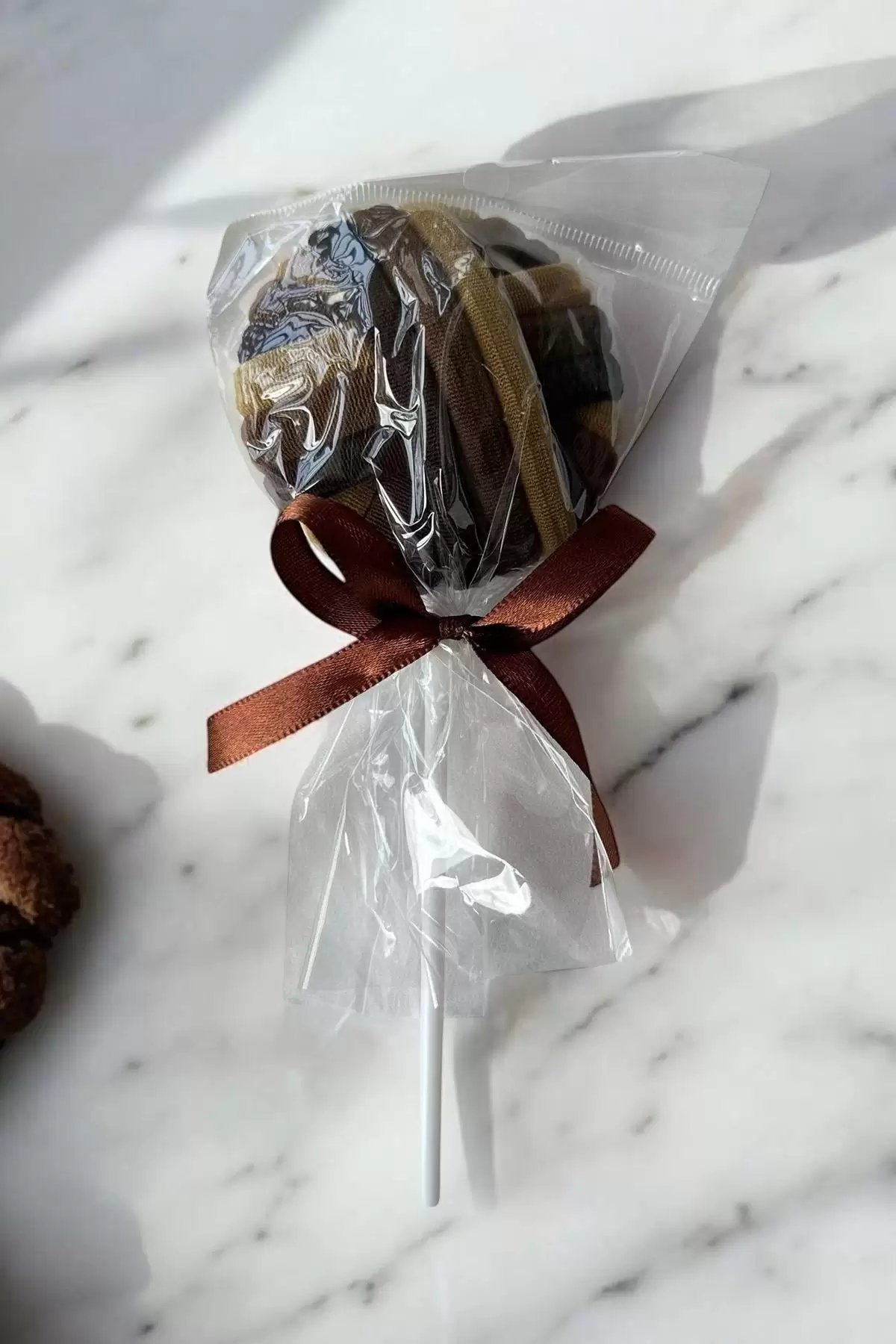 Karışık Renk Lolipop Figürlü Lastik Toka Set