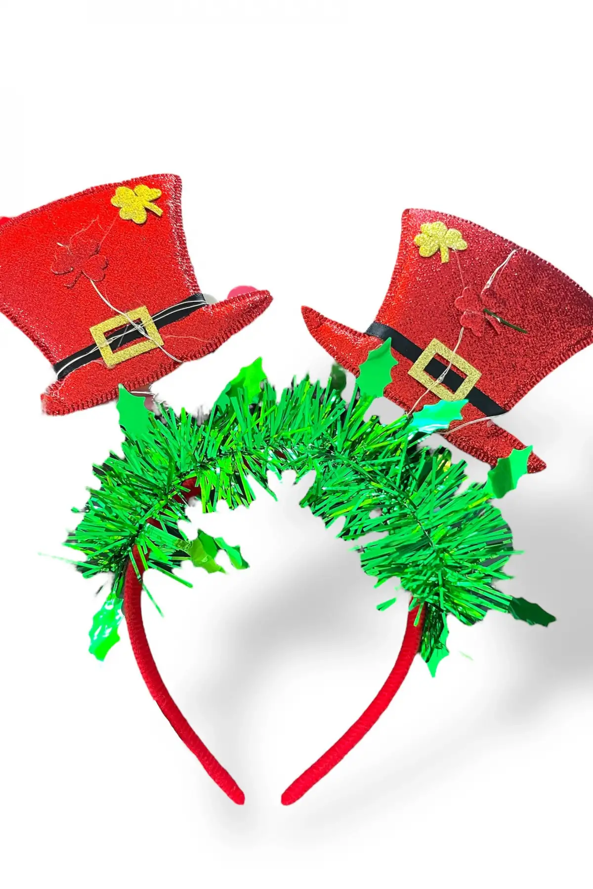 Karışık Renk Yılbaşı Temalı Figürlü Işıklı Taç