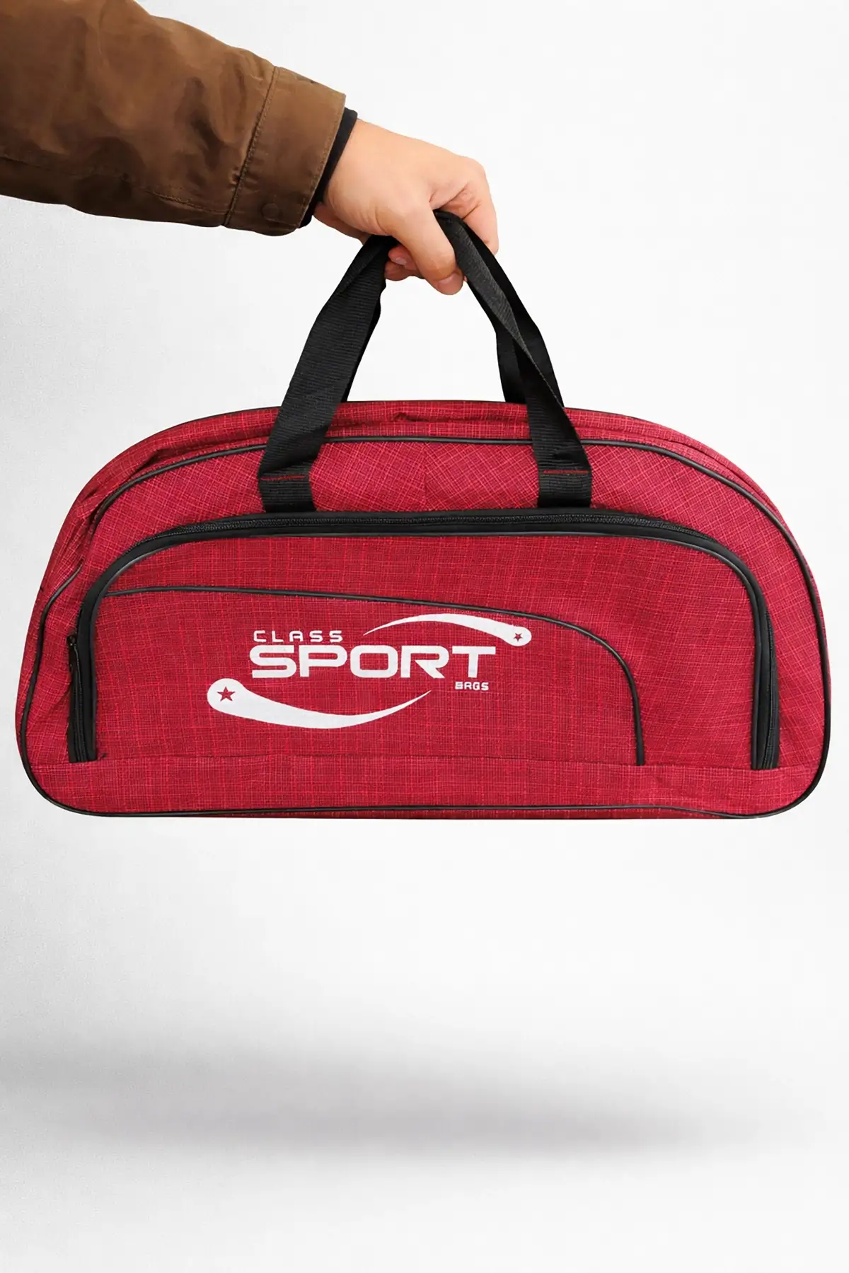 Kırmızı Renk Büyük Boy El Çantası/ Seyahat Çantası