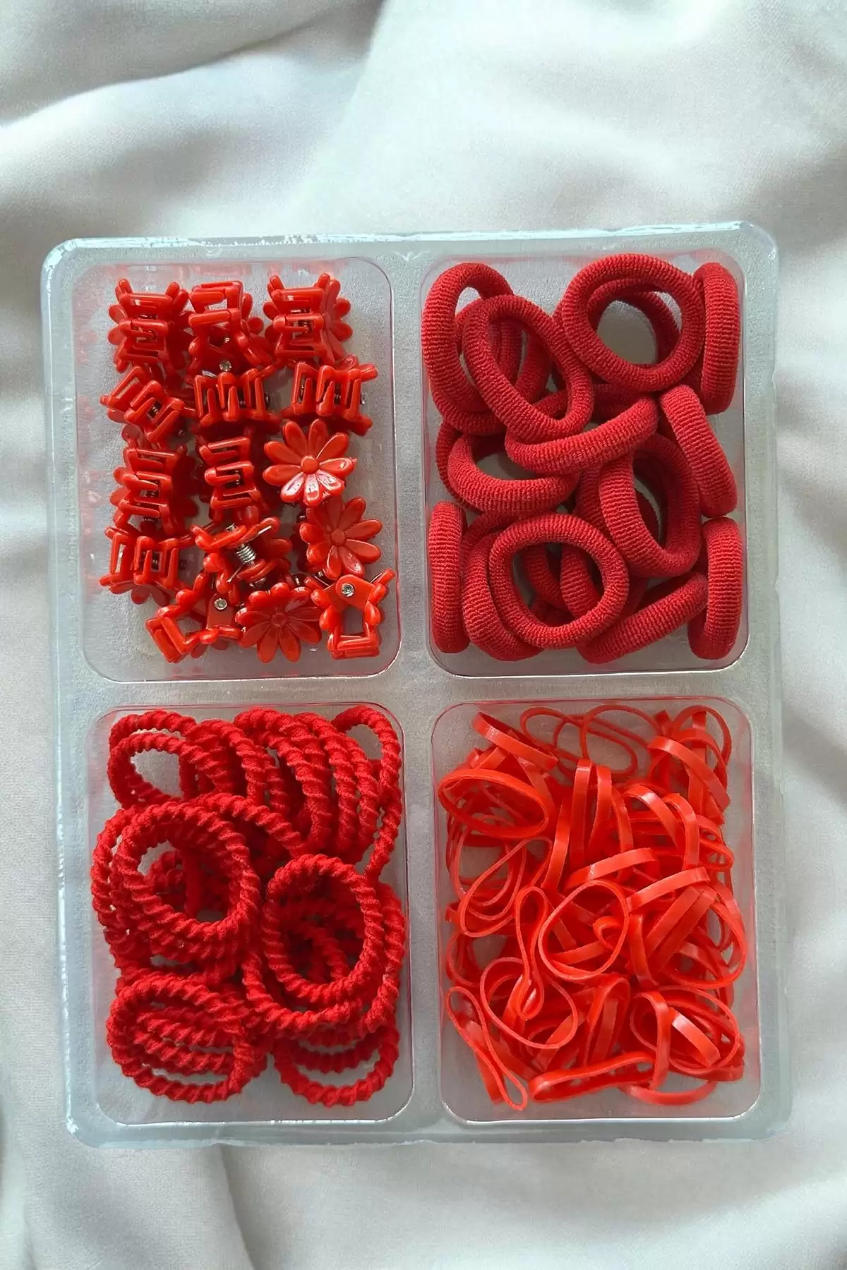 Kırmızı Renk Toka Set