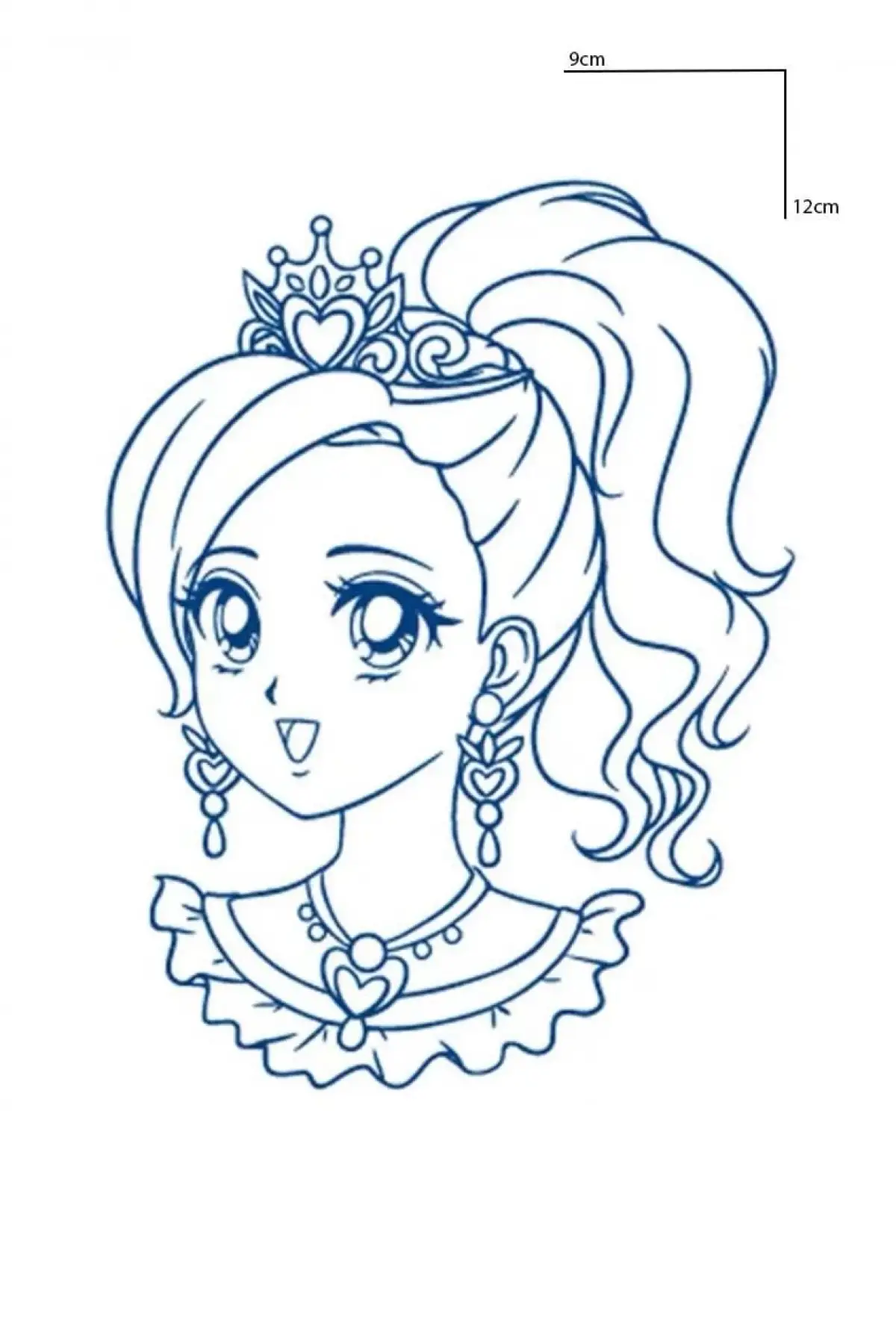 Kız Figürlü 12 Saat Sonra Kararan Geçici Dövme Tattoo