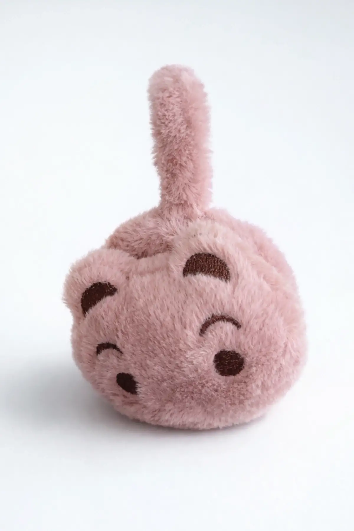 Koyu Pembe Renk Ayıcık Figürlü Peluş Kulaklık