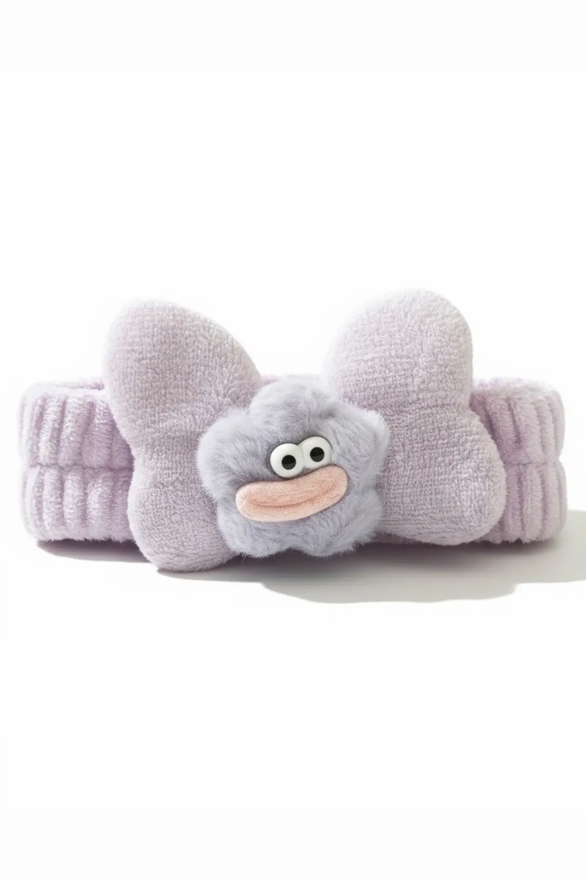 Lila Renk Canavar Figürlü Peluş Saç Bandı