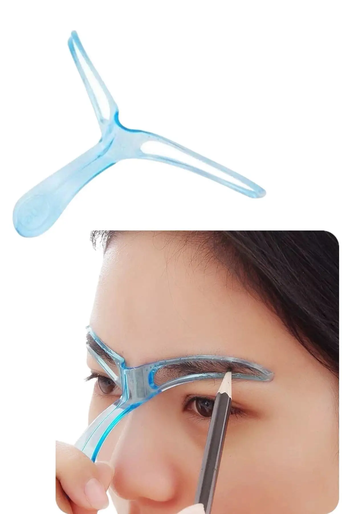 Mavi Renk Kaş Şekillendirme Aparatı