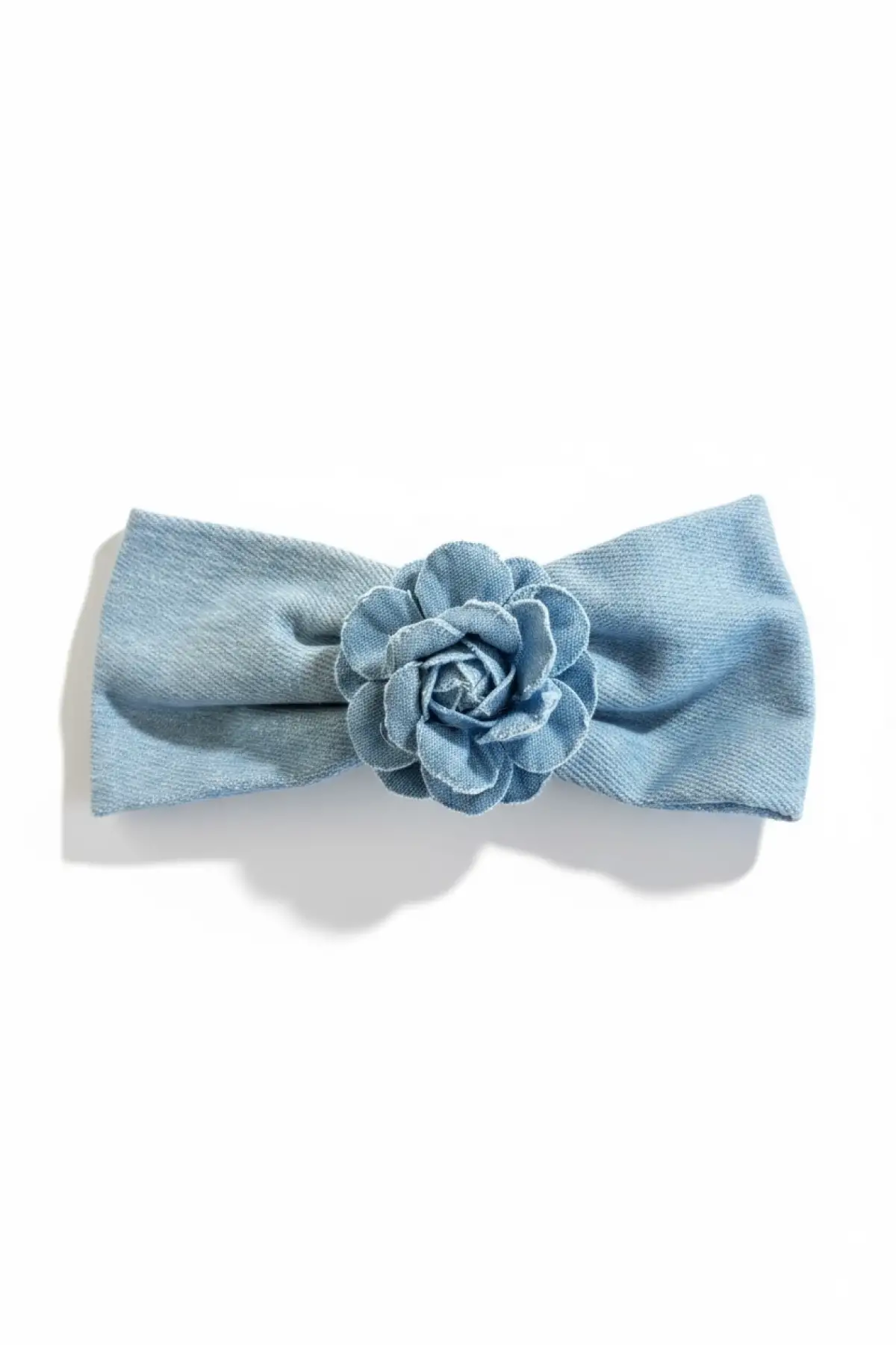 Mavi Renk Kurdele Figürlü Çiçek Detaylı Otomat Toka