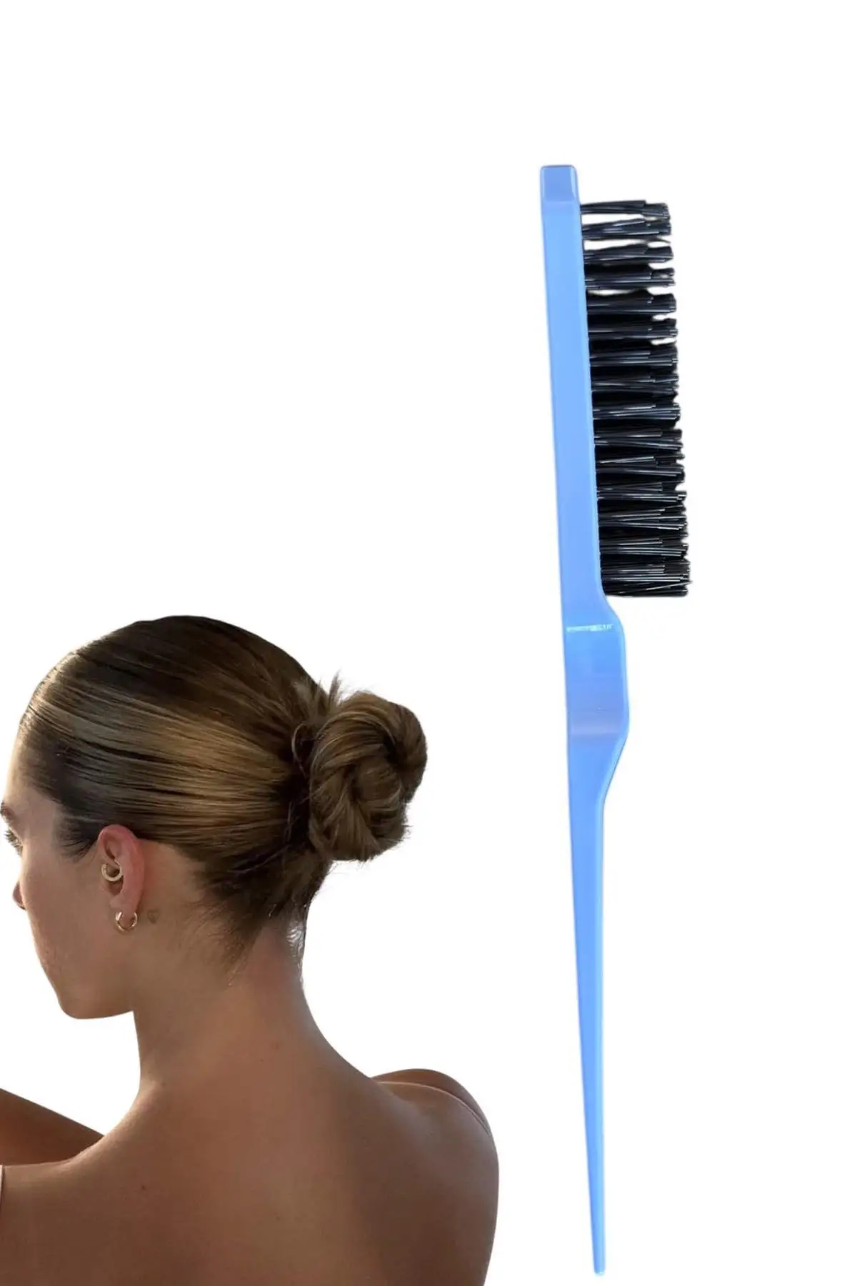 Mavi Renk Topuz Fırçası