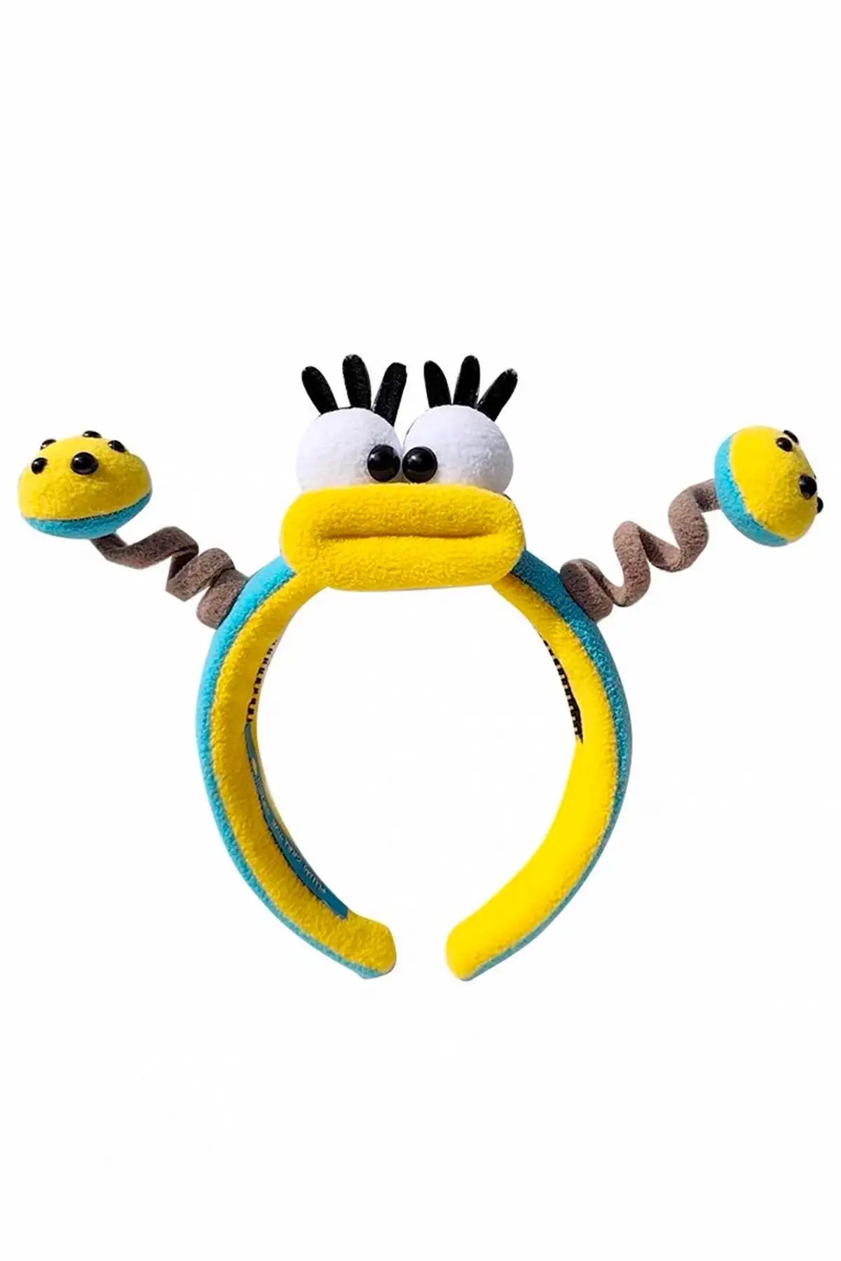 Mavi Ve Sarı Renk Eğlenceli Peluş Taç