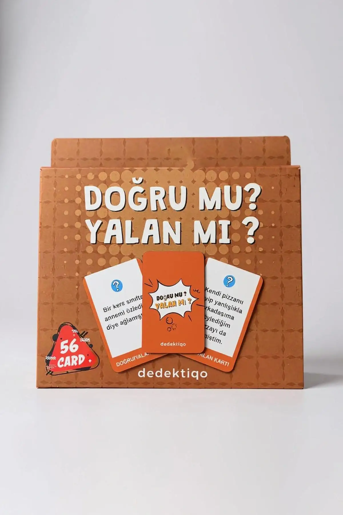 Moodunu Bul Doğru Mu Yalan Mı 56 Kart Eğlence Yılbaşı Parti Dedektif Sevgili- Çift Kart Oyunu