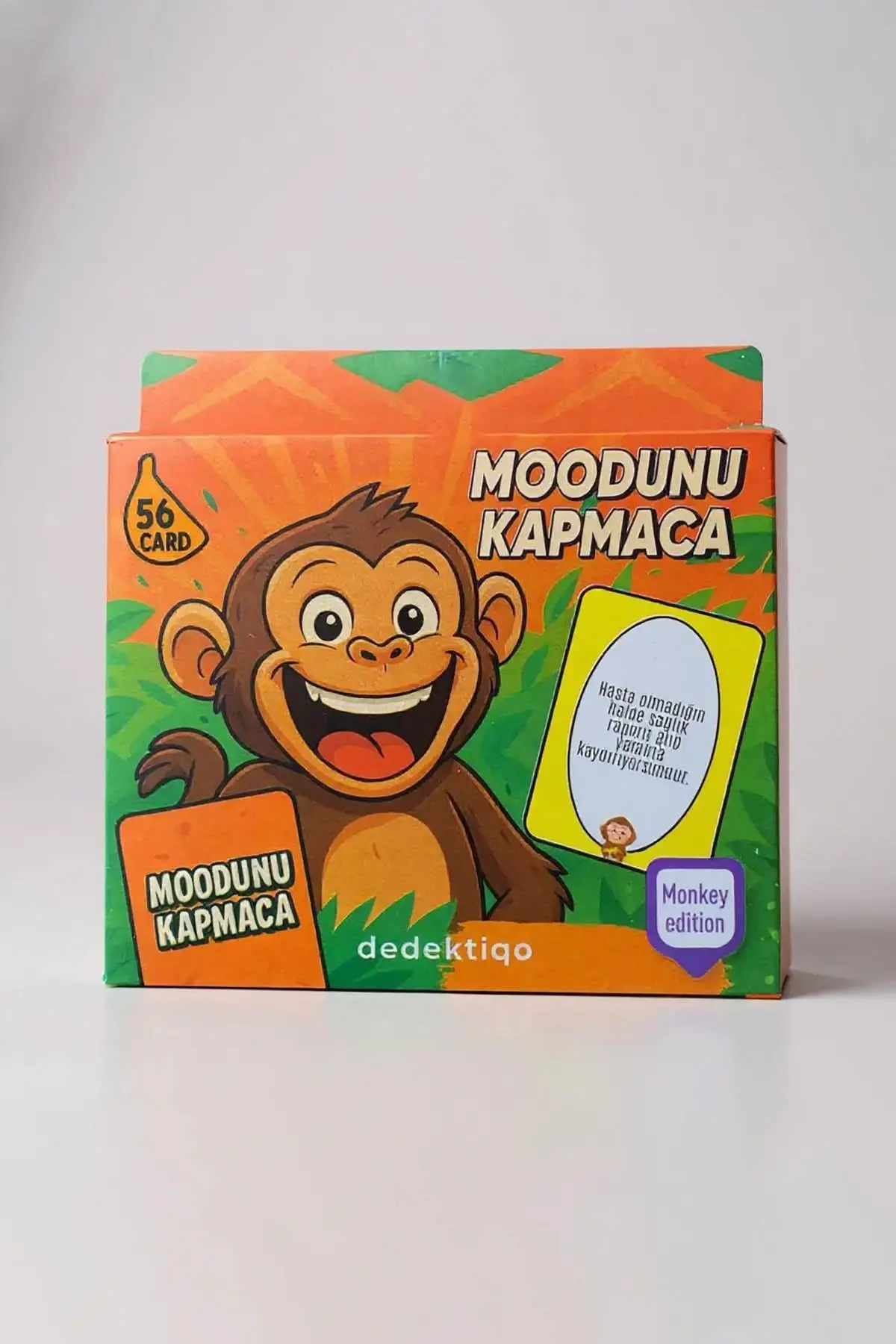 Moodunu Bul Kapmaca Maymun Seri 56 Kart Eğlence Yılbaşı Parti Dedektif Sevgili- Çift Oyunları Kart Oyunu