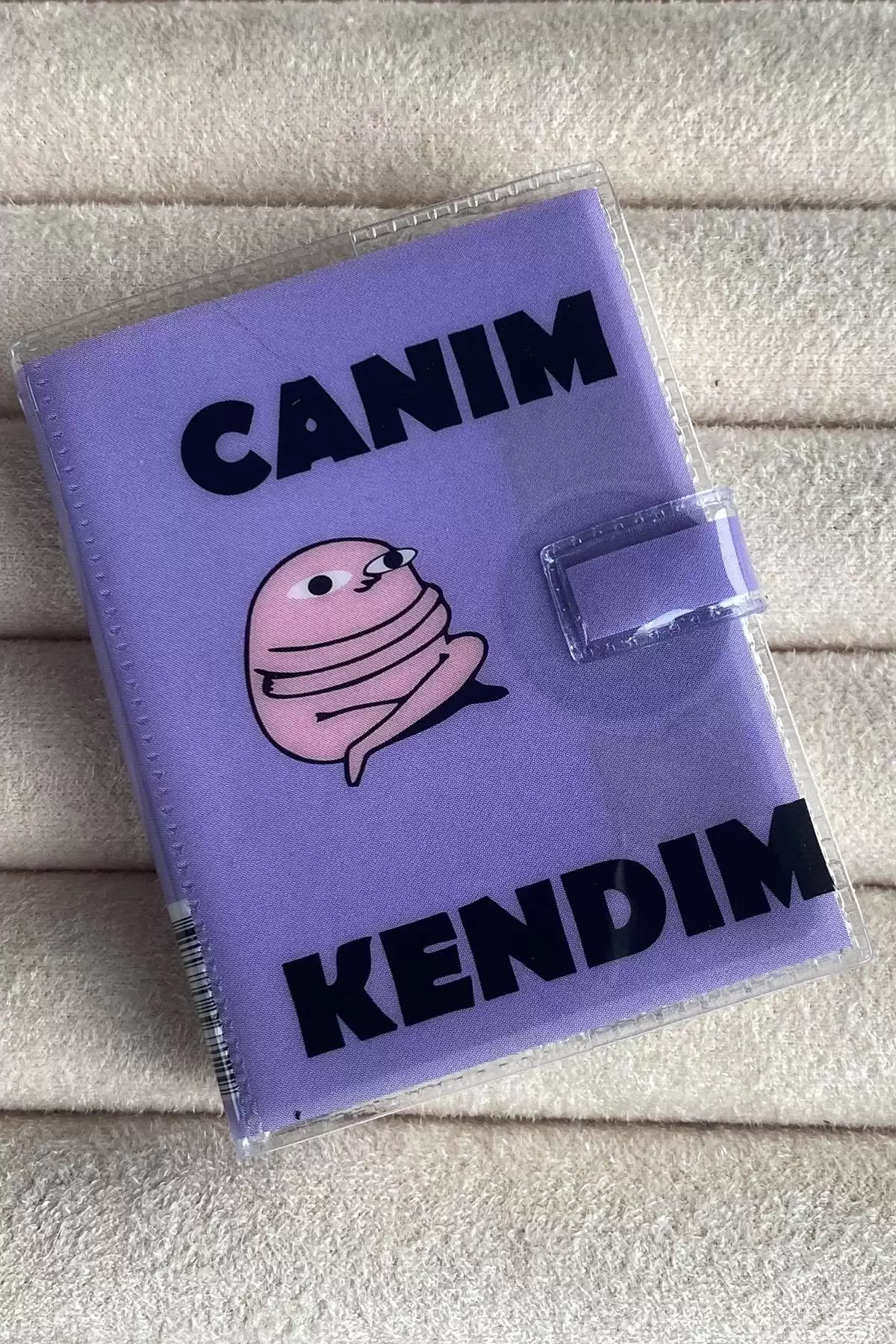 Mor Renk Canım Kendim Yazılı Mini Defter