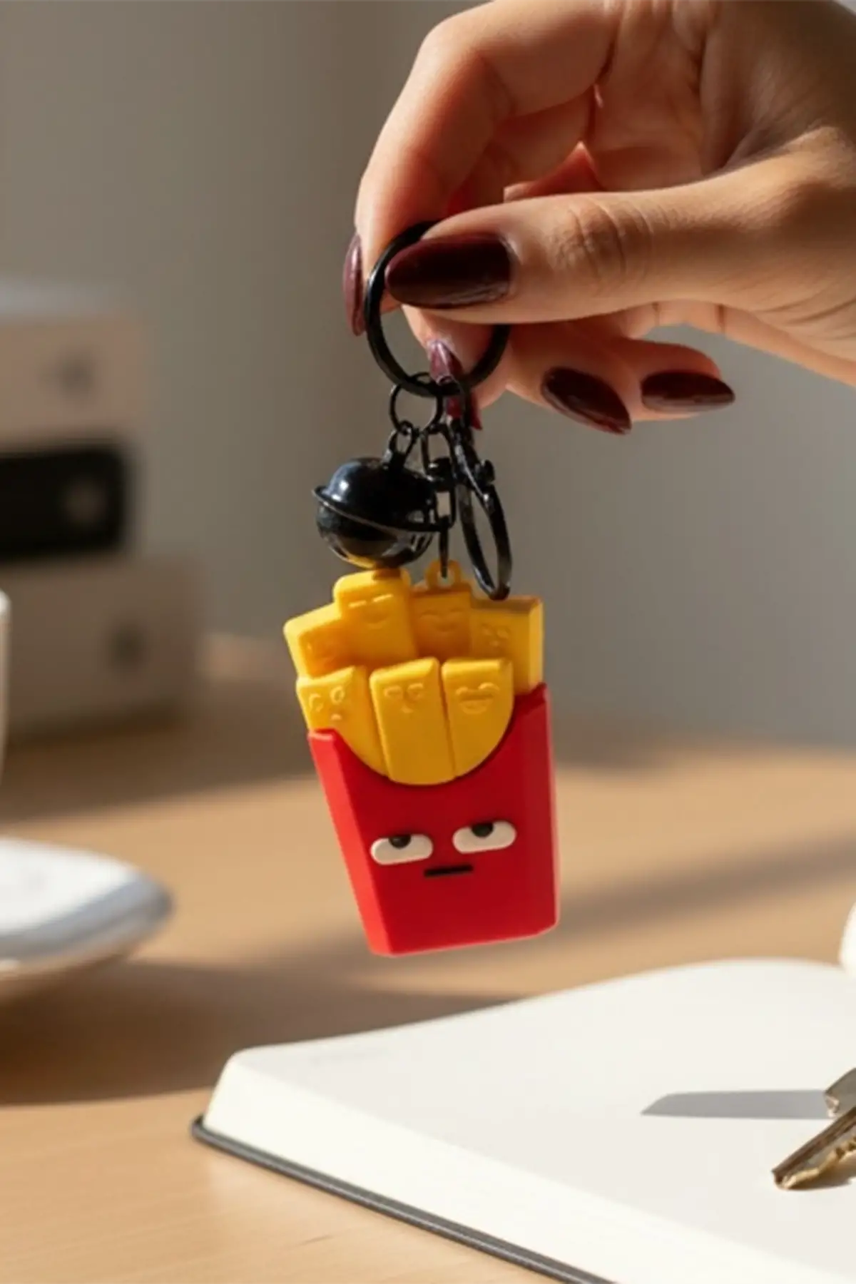 Patates Kızartması Figürlü Anahtarlık