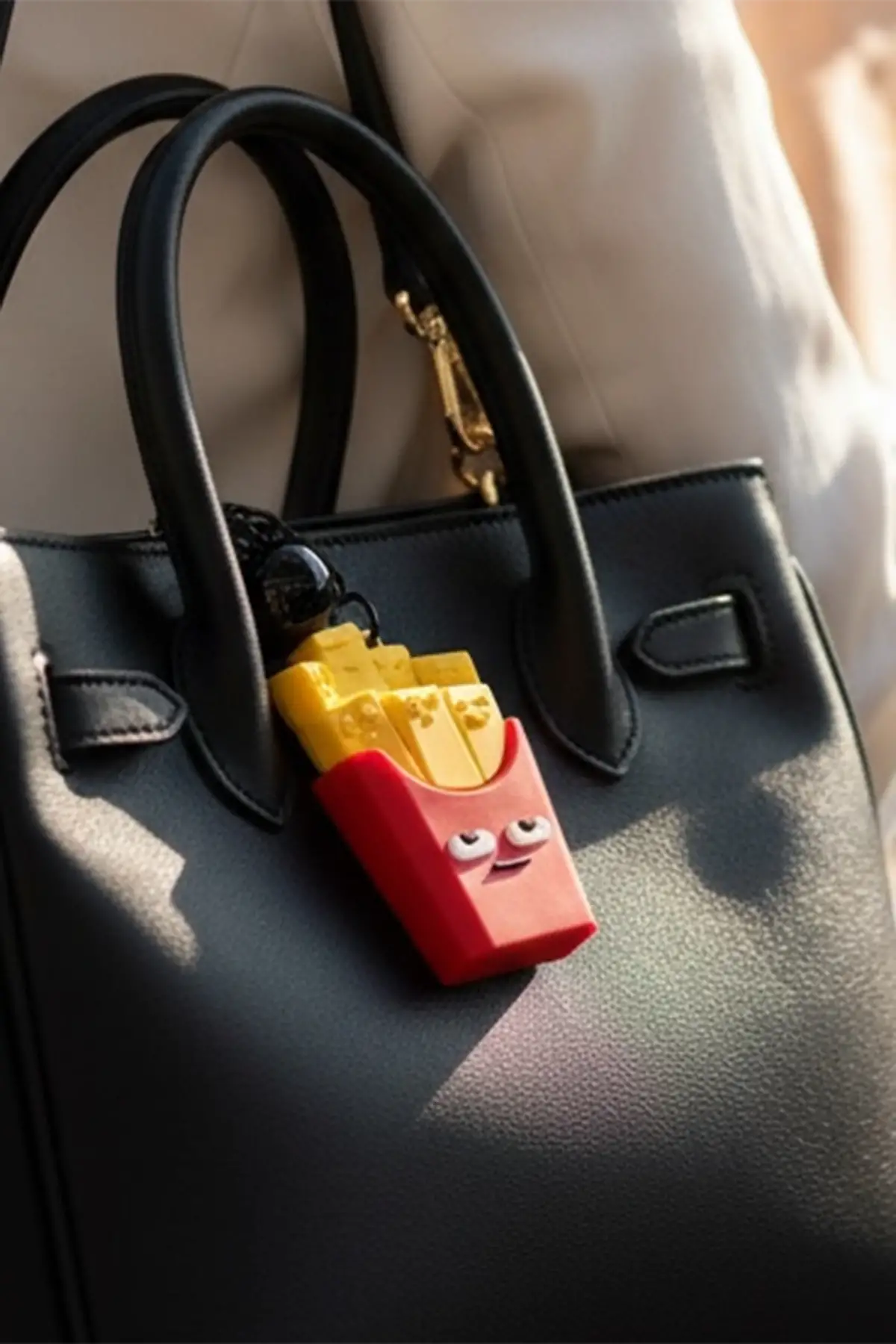 Patates Kızartması Figürlü Anahtarlık