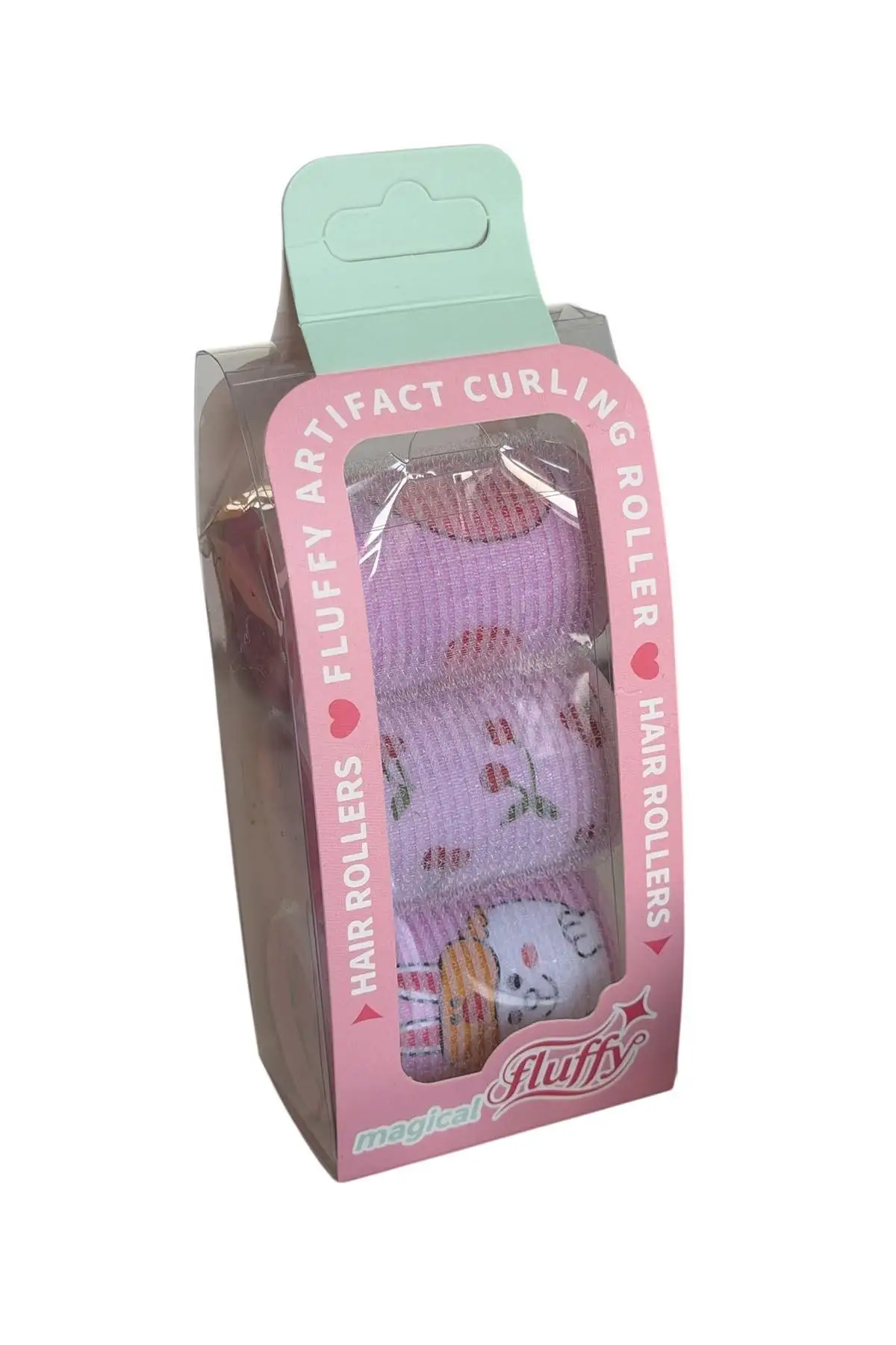 Pembe Renk 3lü Bigudi Set