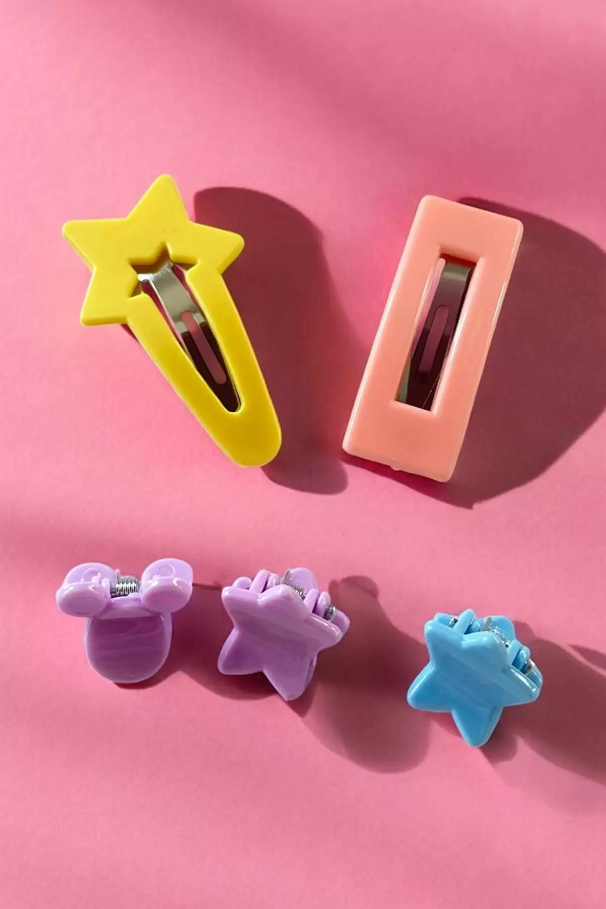 Pembe Renk Çocuk Toka Set