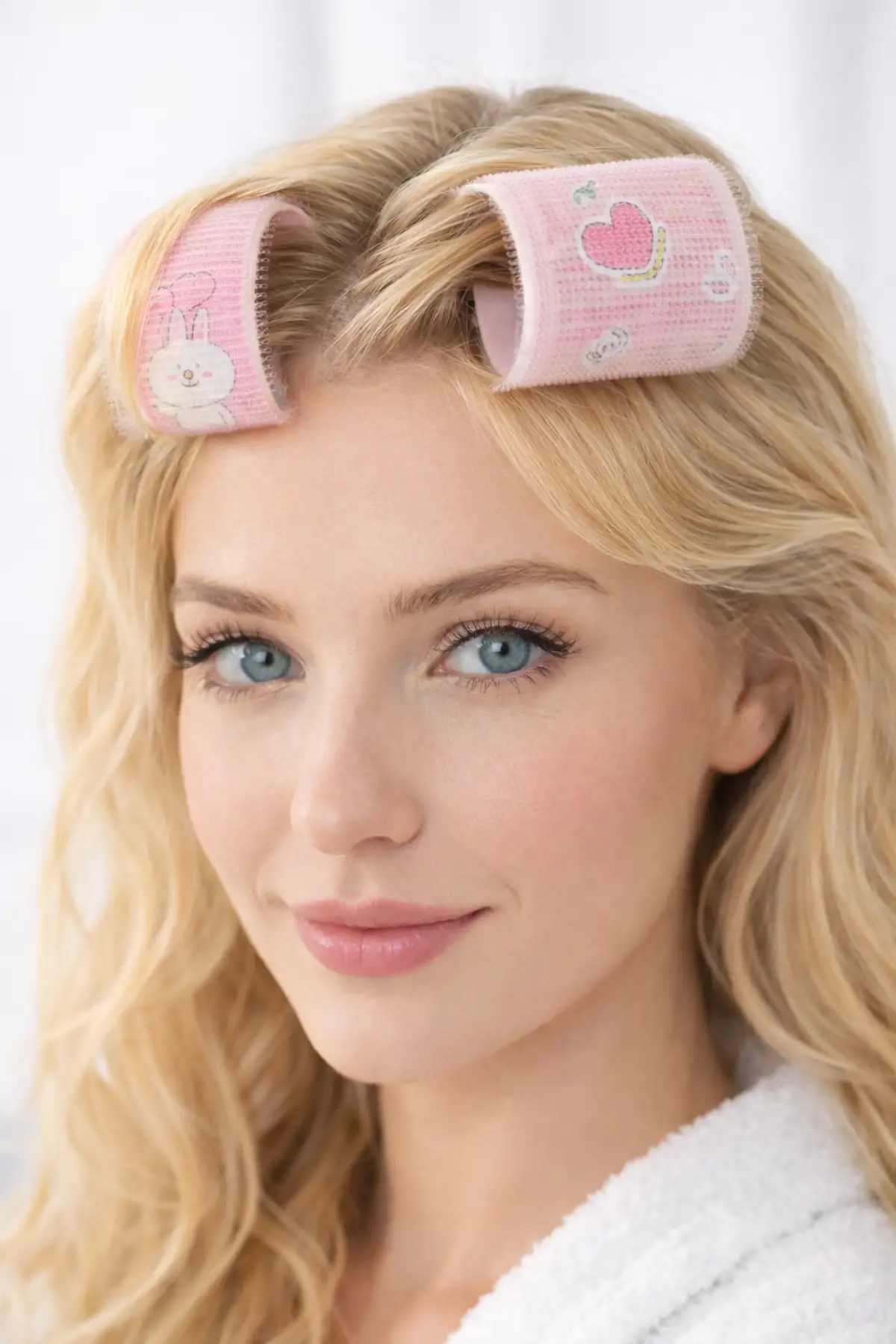 Pembe Renk İkili Bigudi