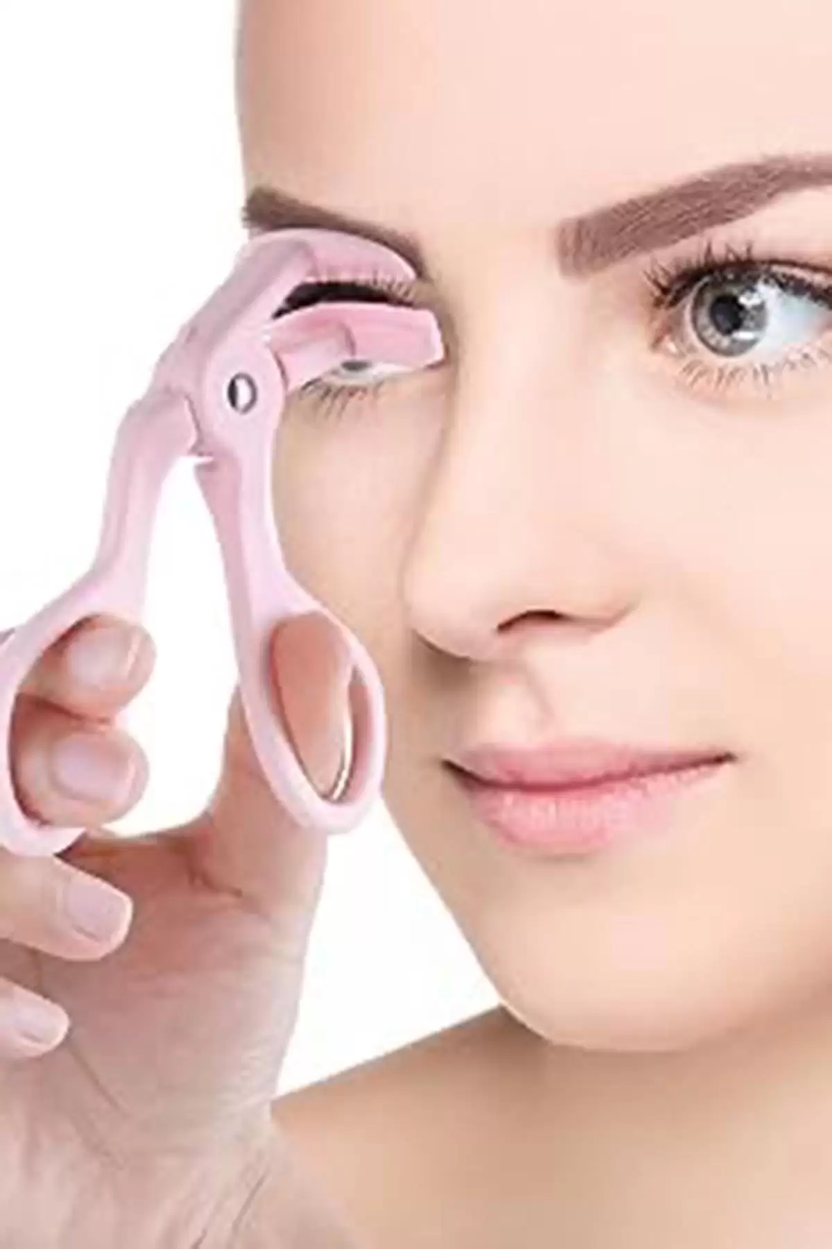 Pembe Renk Kirpik Kıvırıcı/ Kirpik Kıvırma Aparatı