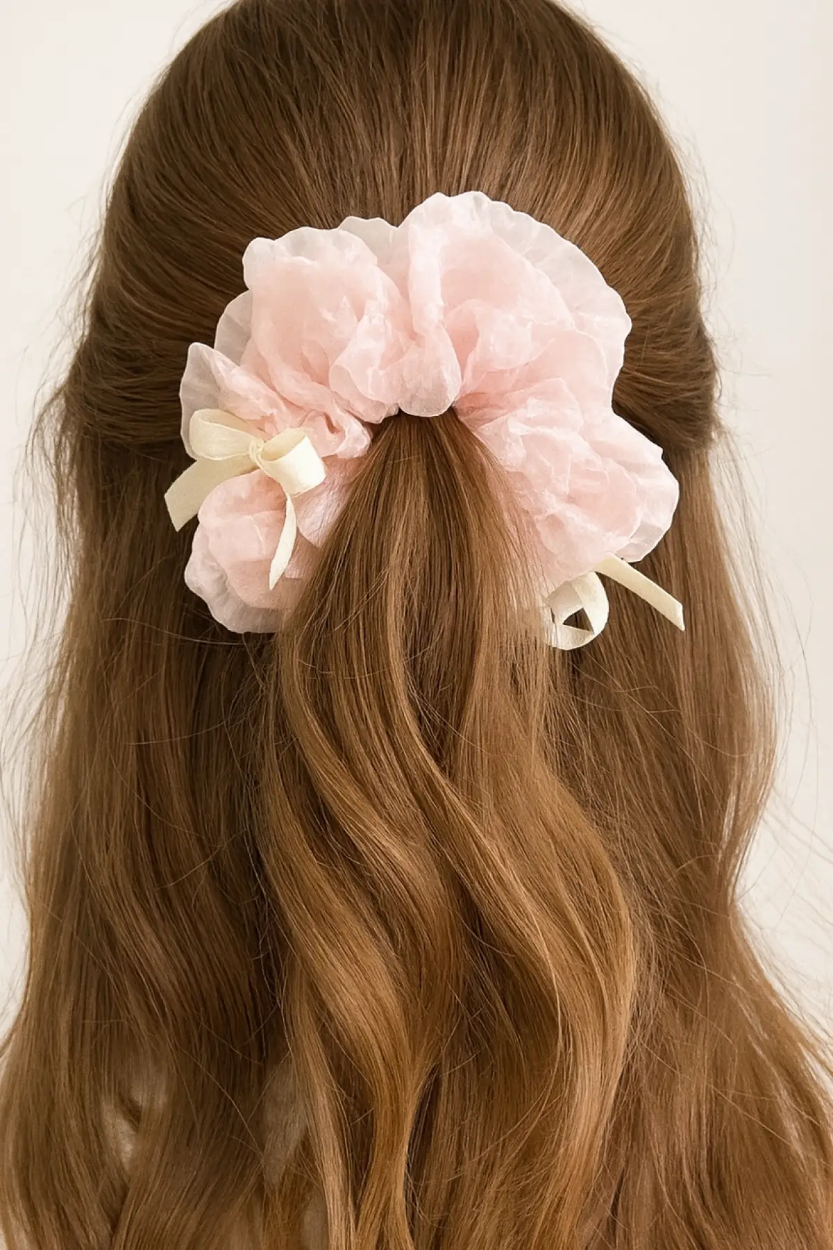 Pembe Renk Kurdele Figürlü Simit Toka