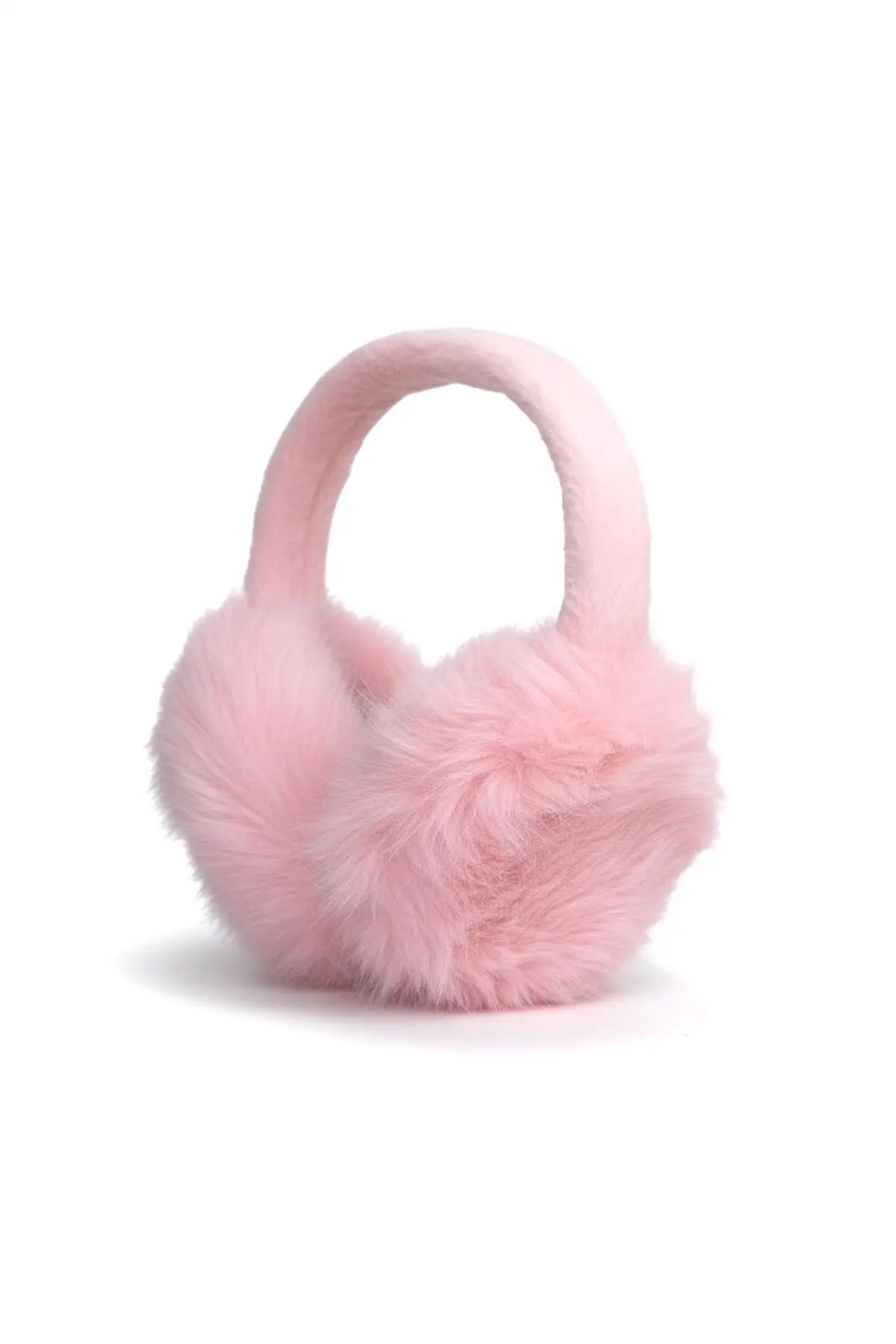 Pembe Renk Peluş Kulaklık