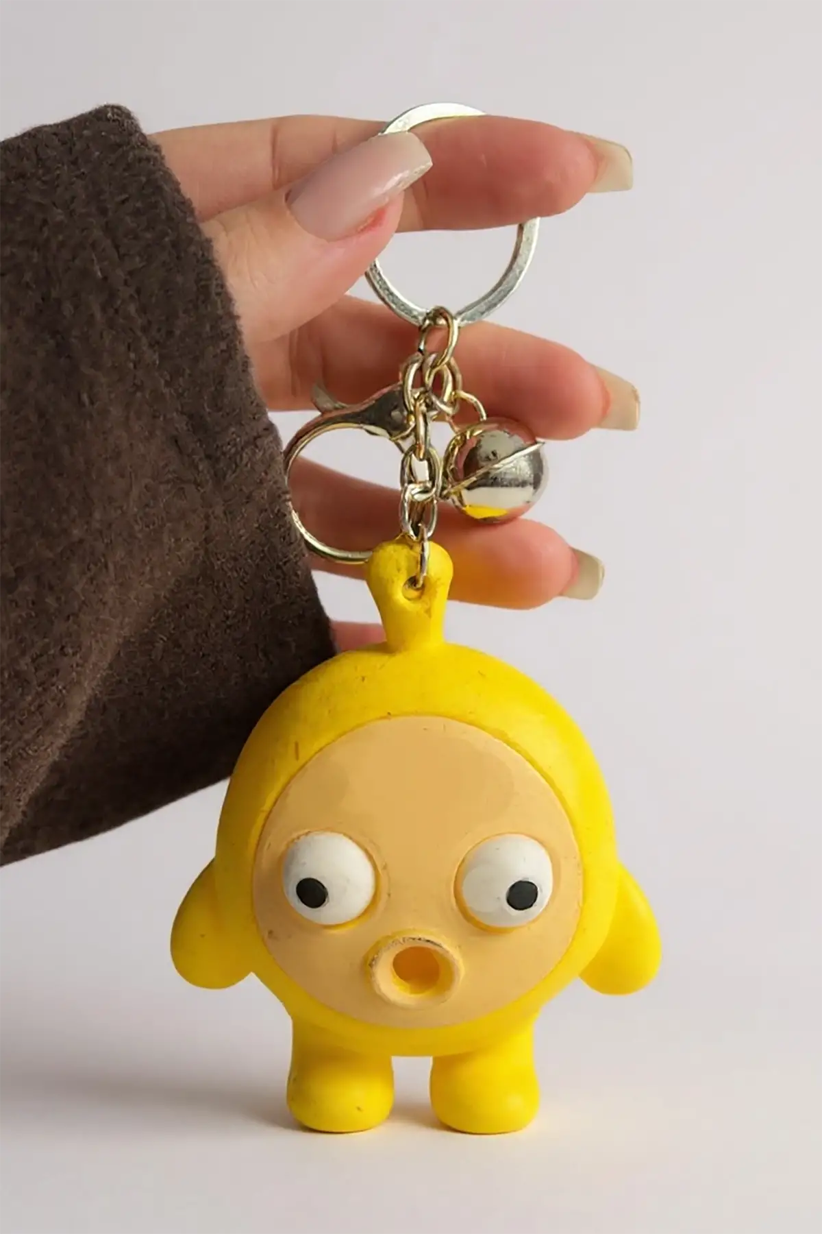 Sarı Renk Oyuncak Figürlü Anahtarlık