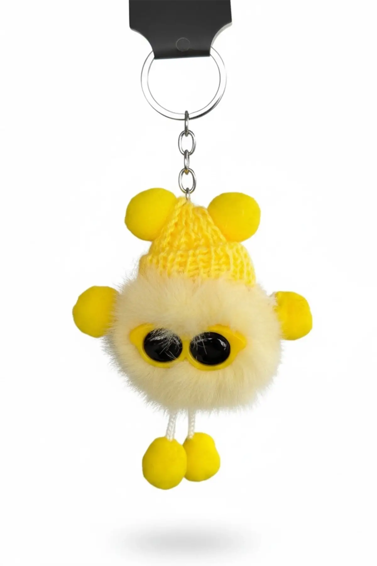 Sarı Renk Peluş Detaylı Anahtarlık
